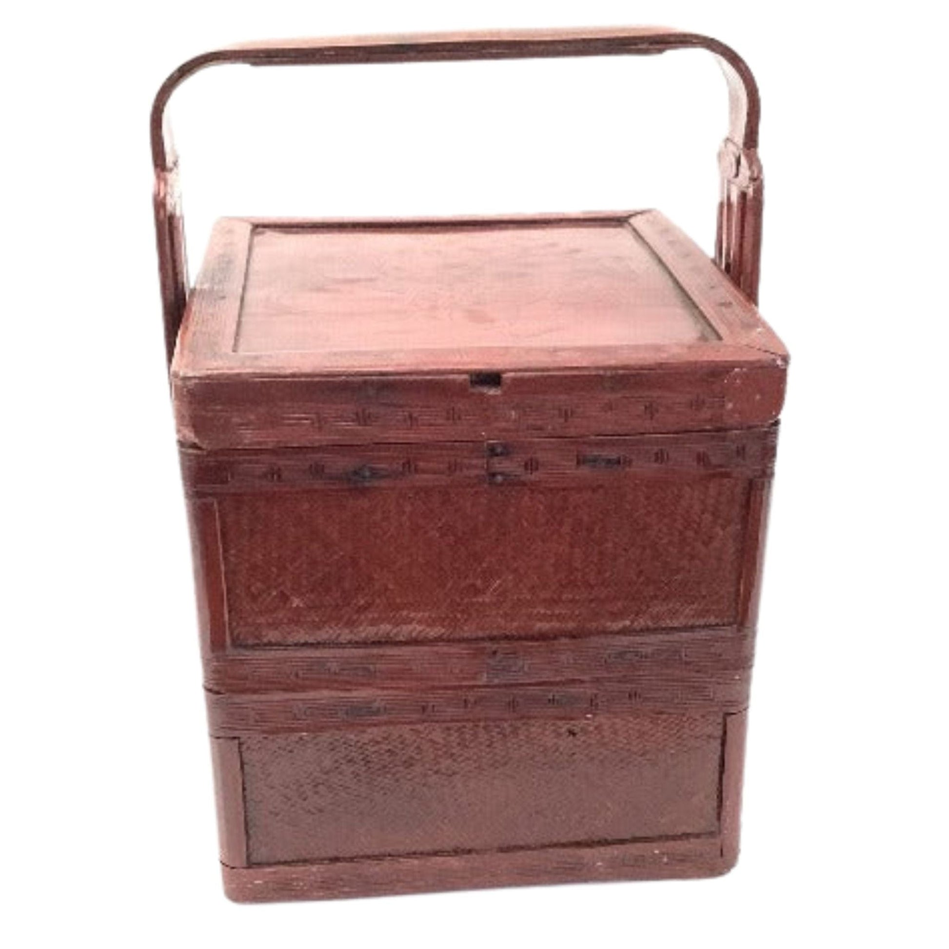 Lacquered Chinese Basket