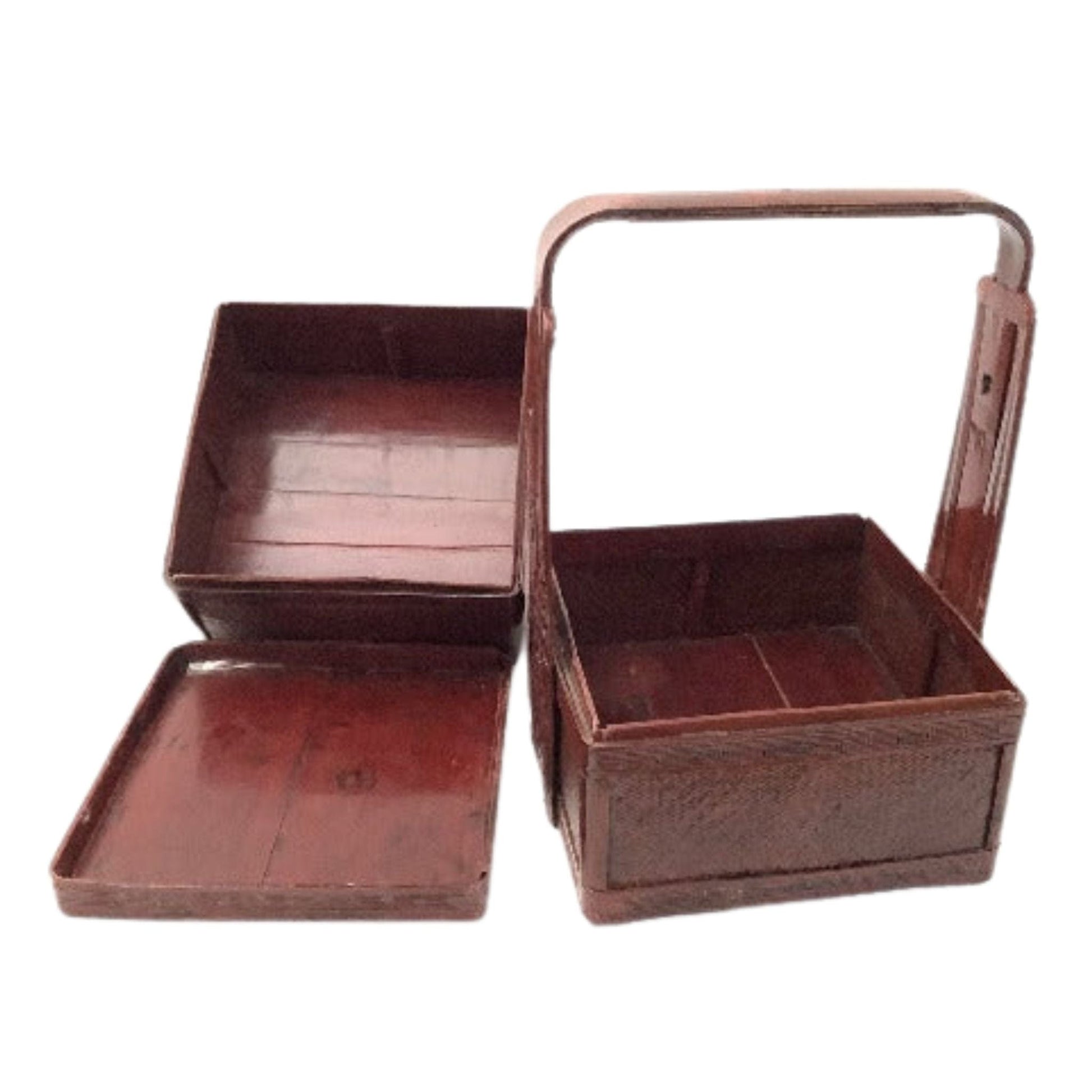 Lacquered Chinese Basket