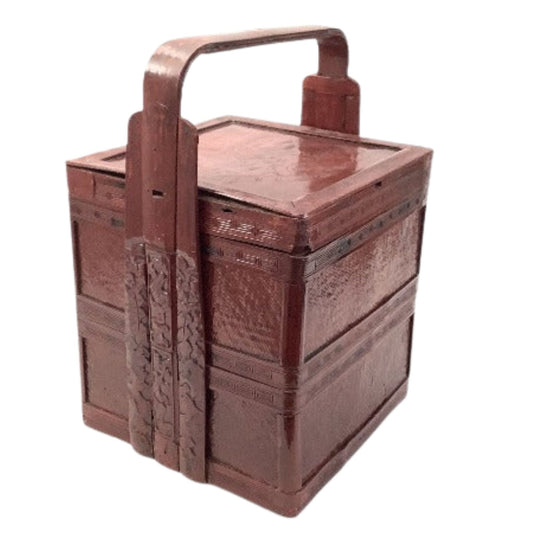 Lacquered Chinese Basket