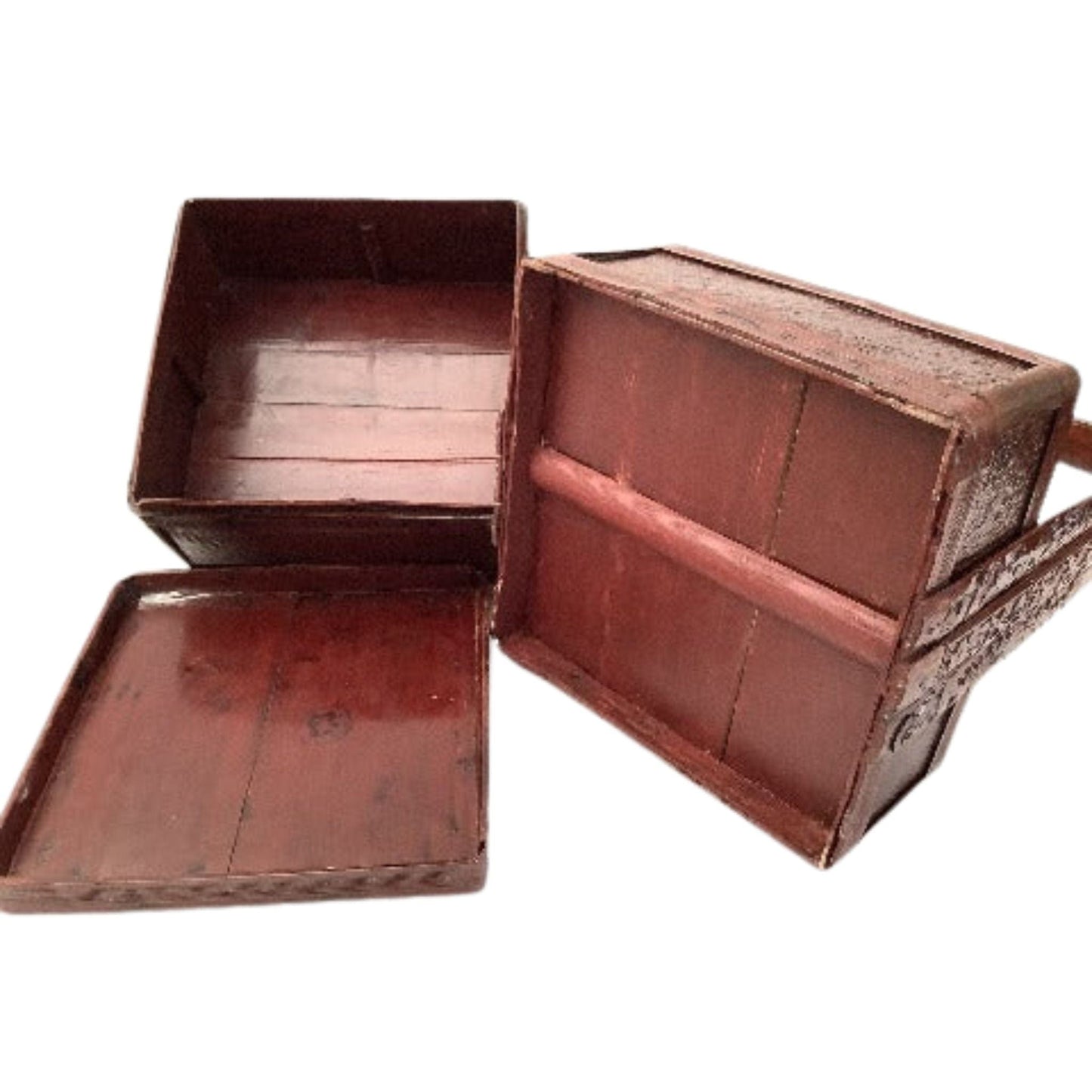 Lacquered Chinese Basket