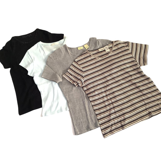 Luxury Ladies' Designer T-Shirts Bundle - 4 Pieces