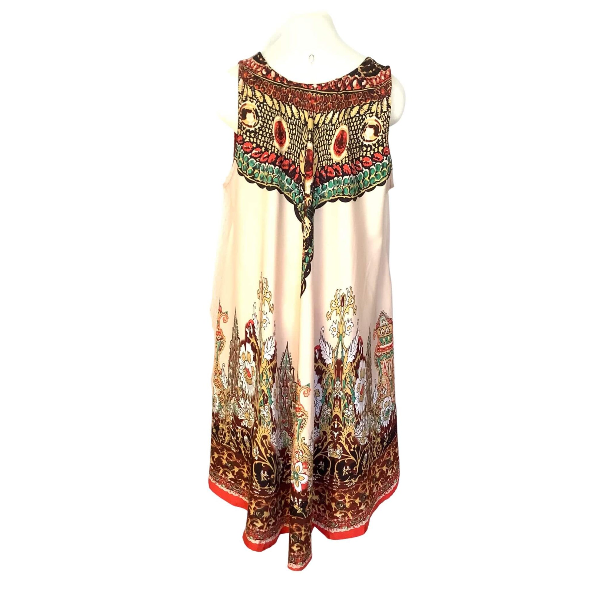  Bohemian Beaded Summer Dress