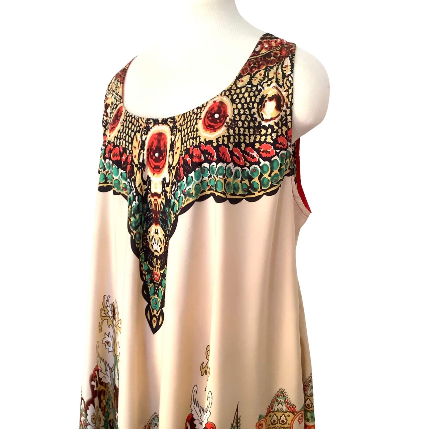  Bohemian Beaded Summer Dress