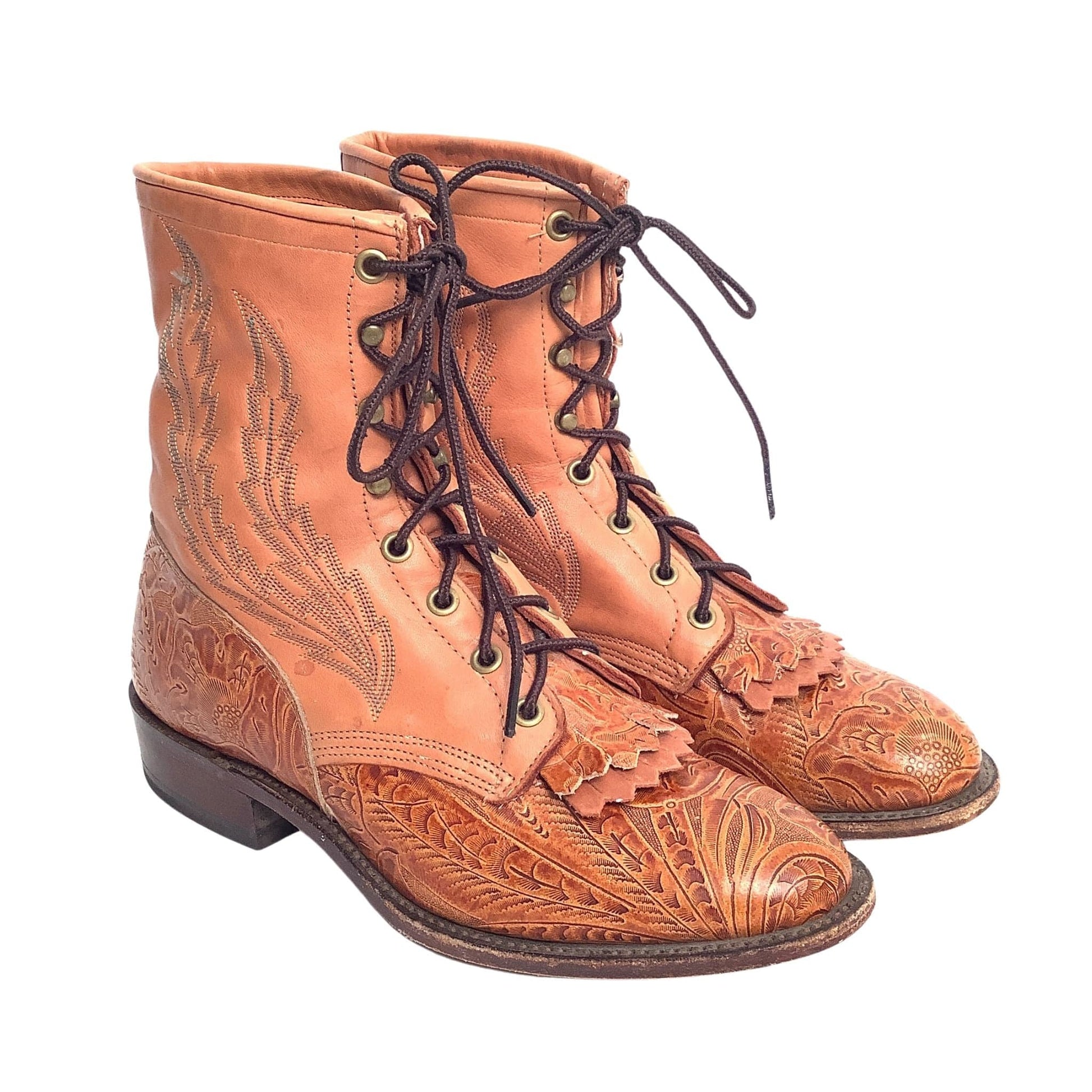 Larry Mahan Tooled Boots