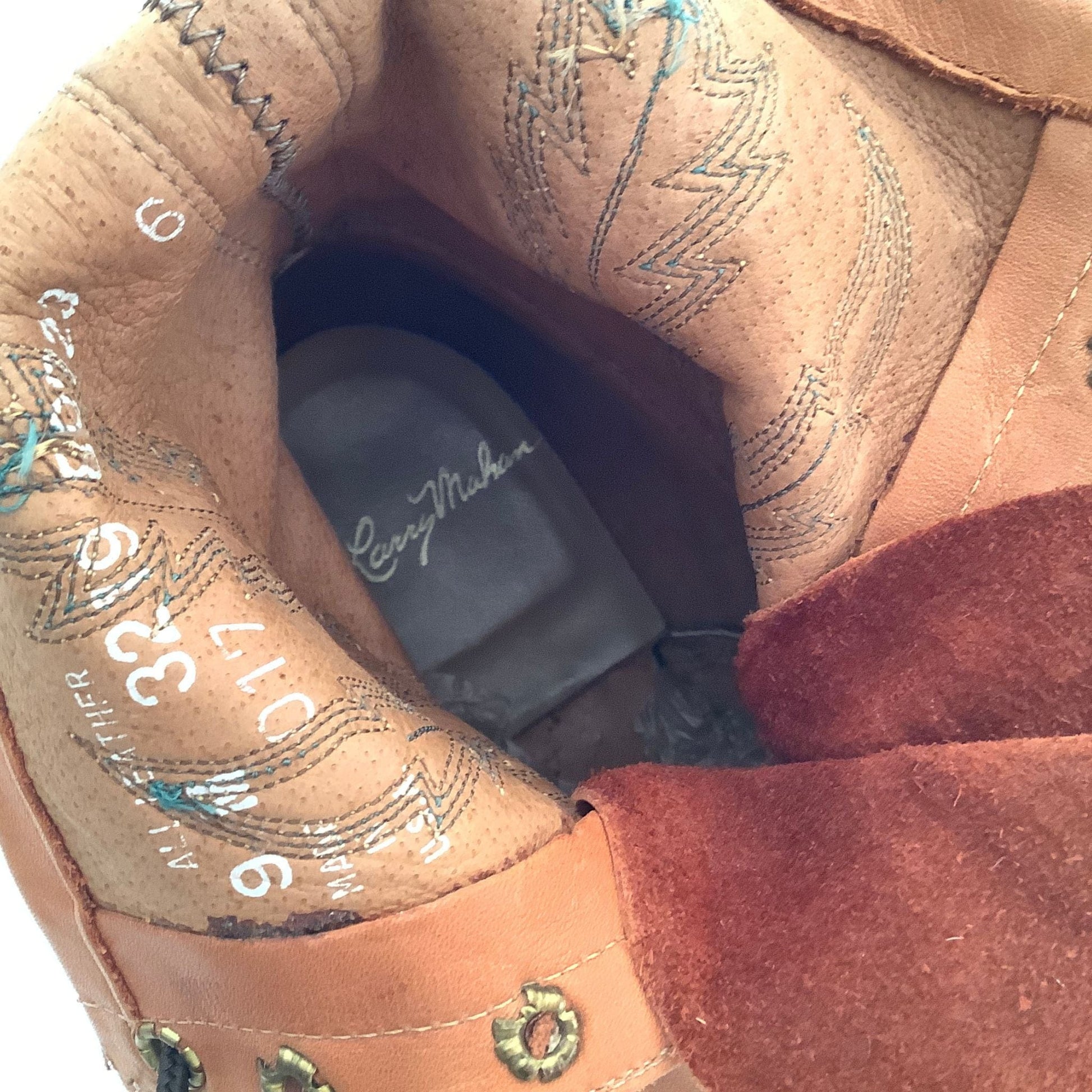 Larry Mahan Tooled Boots