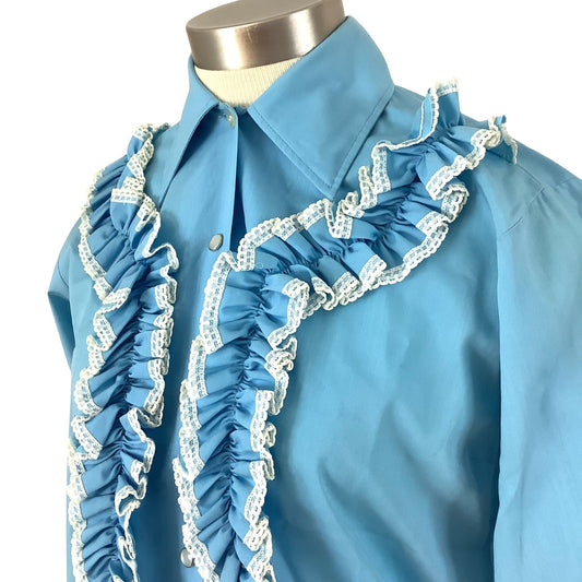 Vintage 1950s Lazy-H Ranchwear Blouse - Retro Western Fashion
