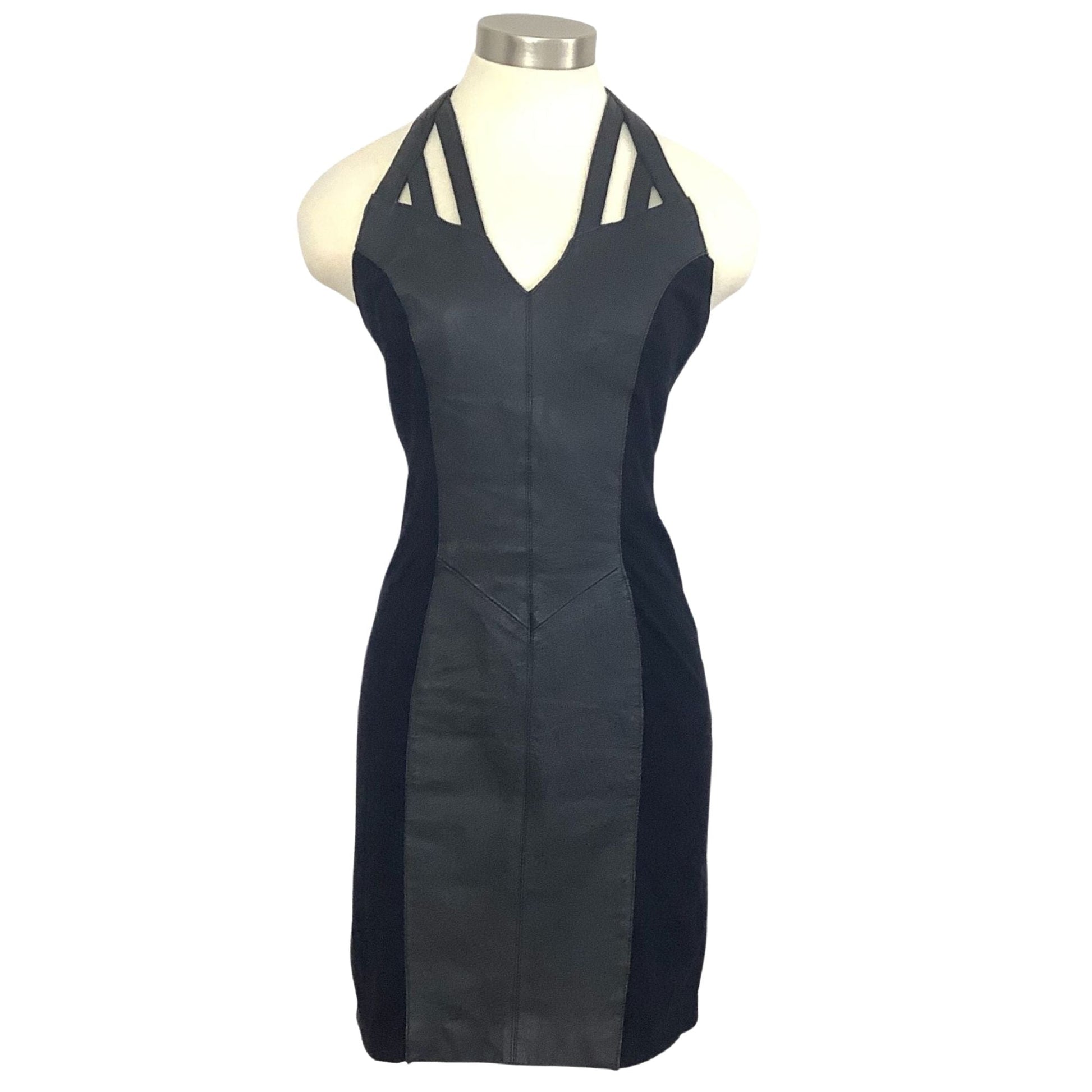 Leather Bodycon Dress