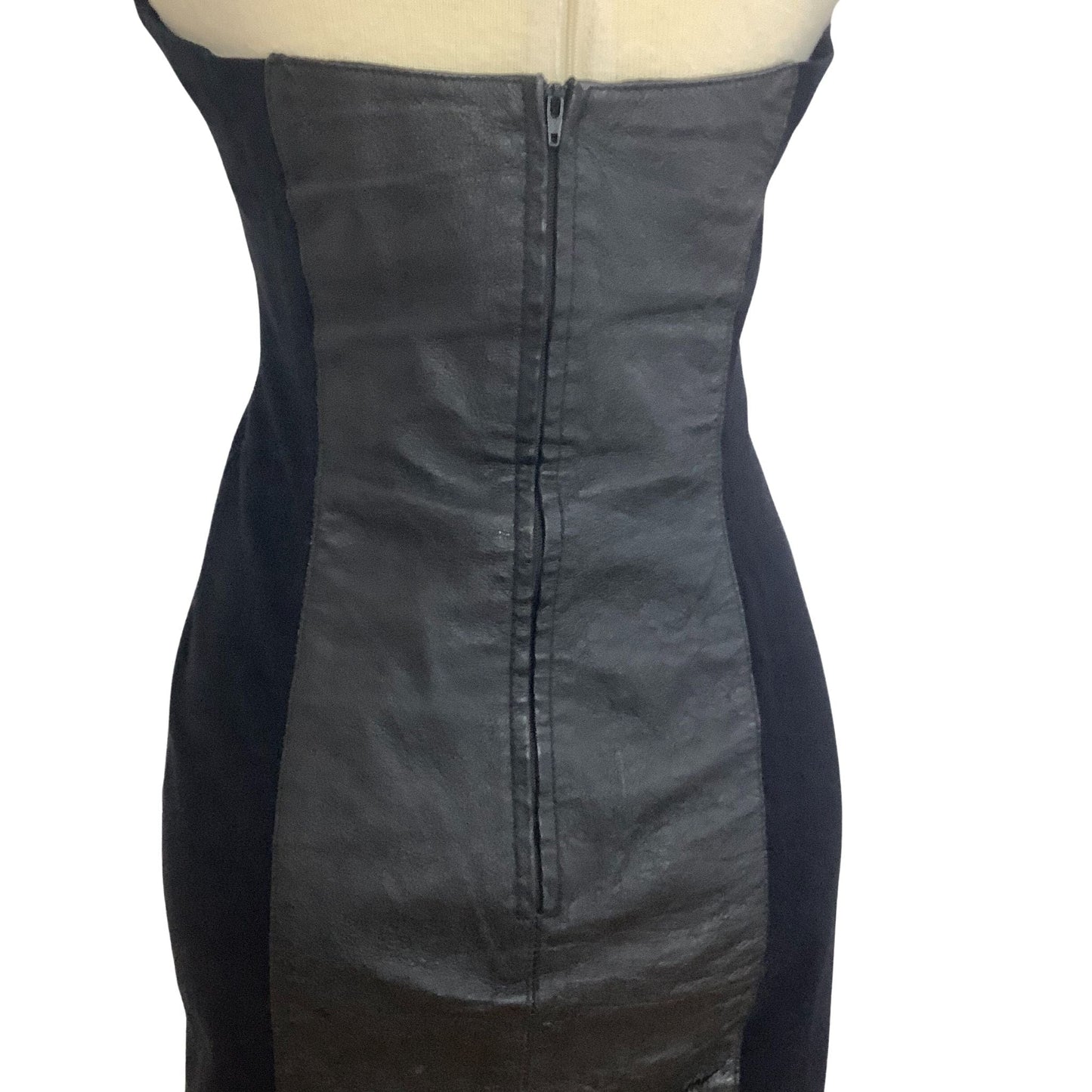 Leather Bodycon Dress
