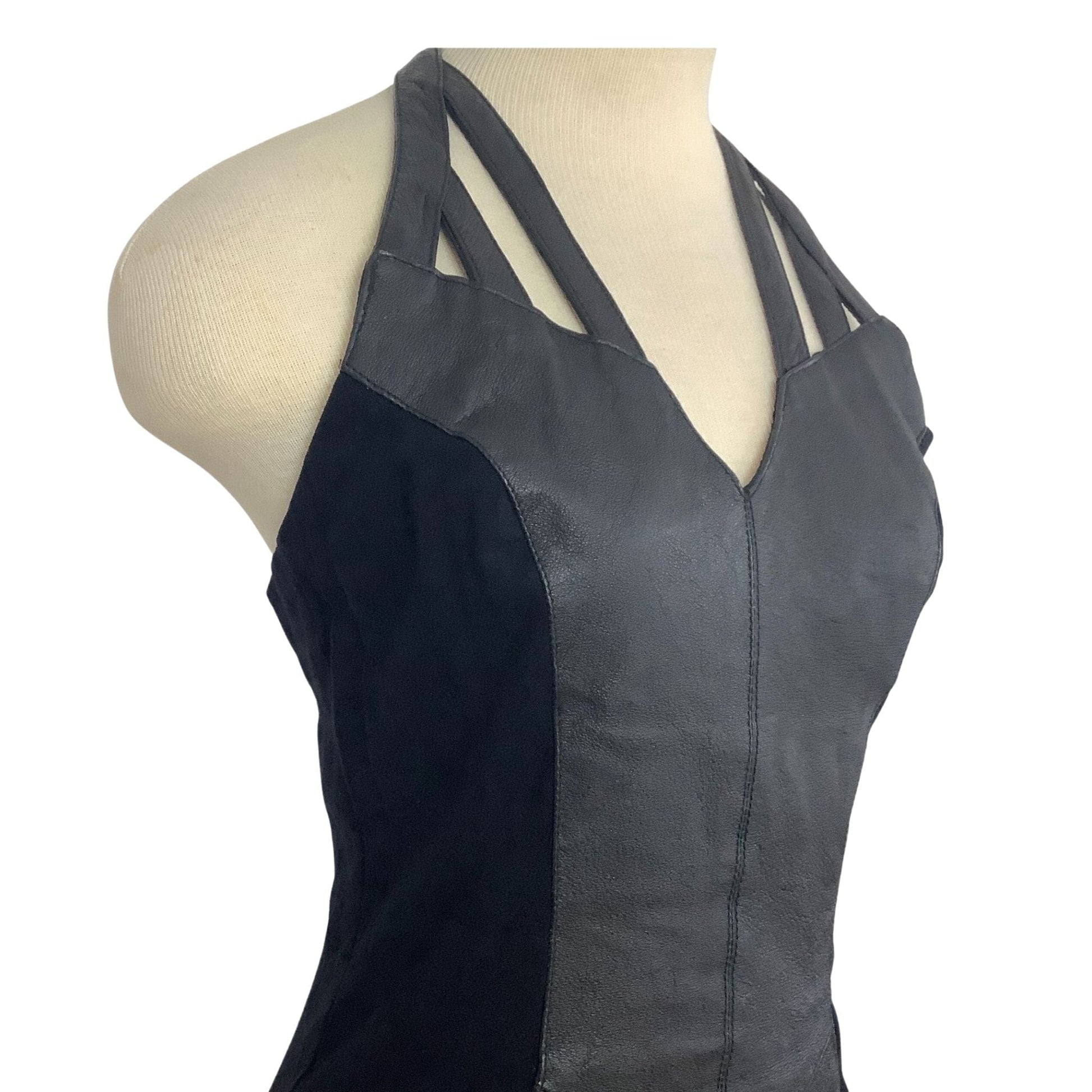 Leather Bodycon Dress
