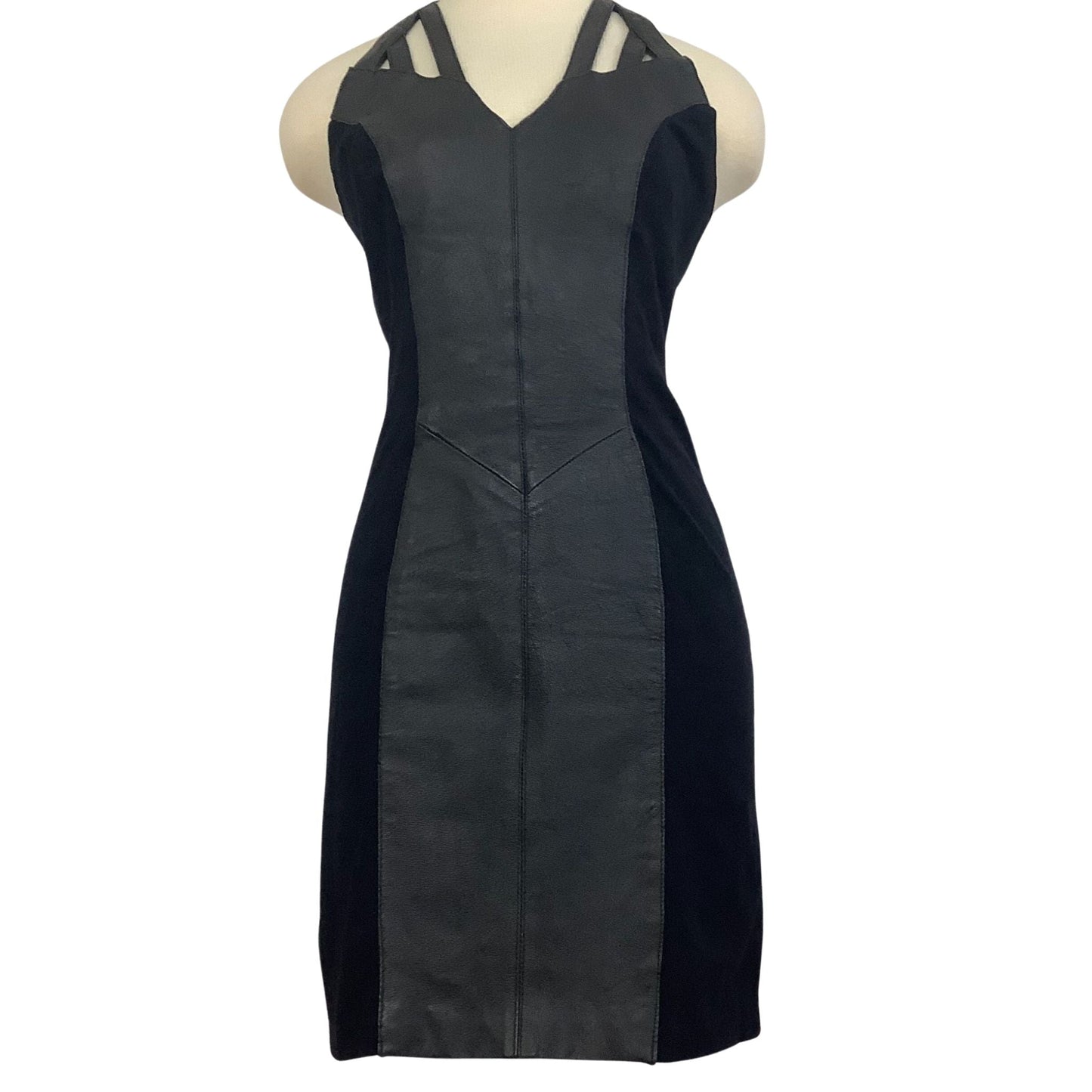 Leather Bodycon Dress