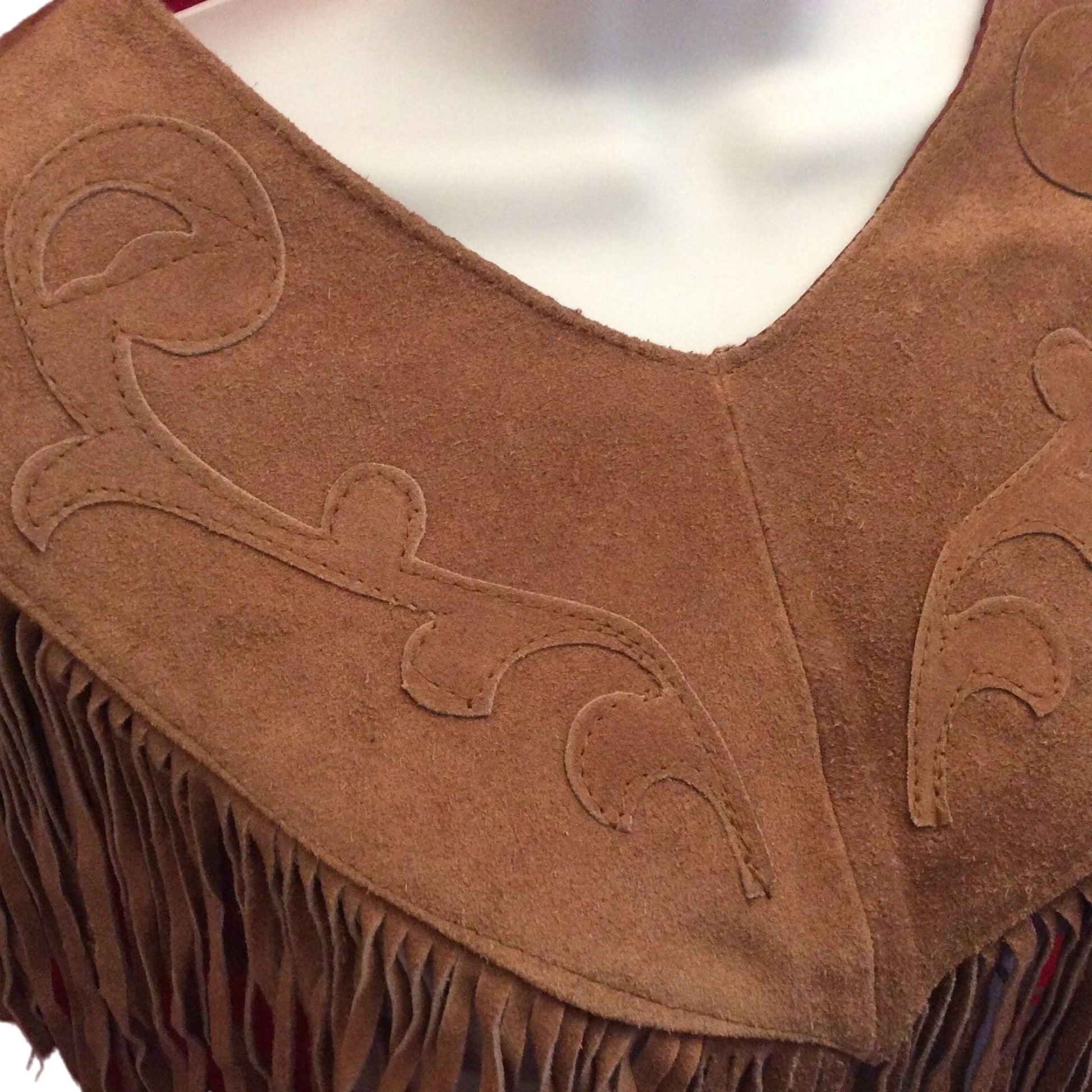 Leather Fringe Collar