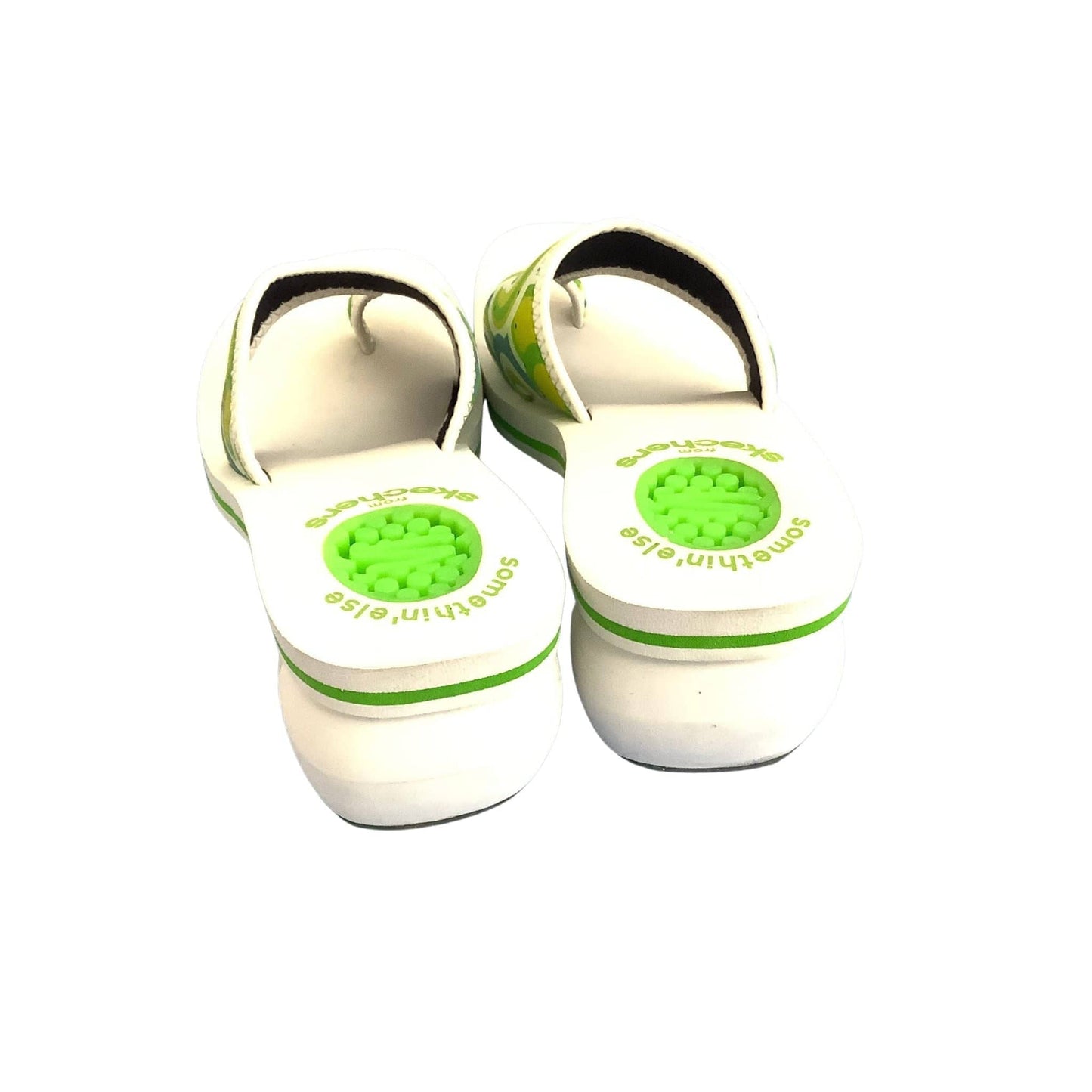 Lime Green Skechers Sandals 9 / Multi / Y2K - Now