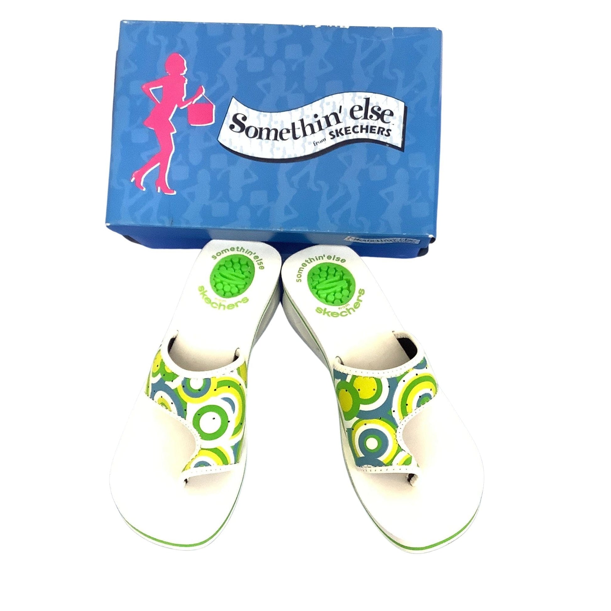 Lime Skechers Sandals 9 / Multi / Y2K - Now