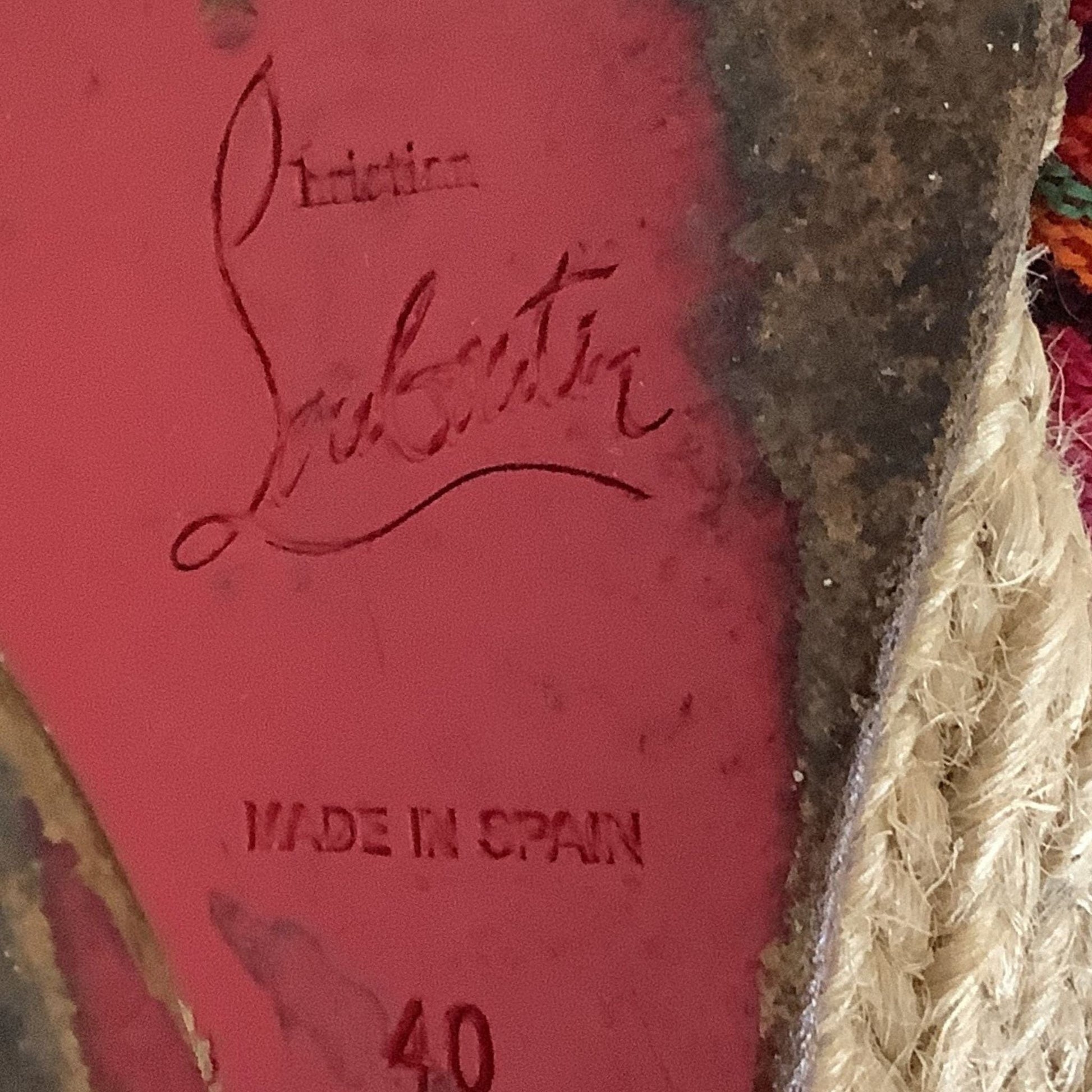 Louboutin Espadrille Boots