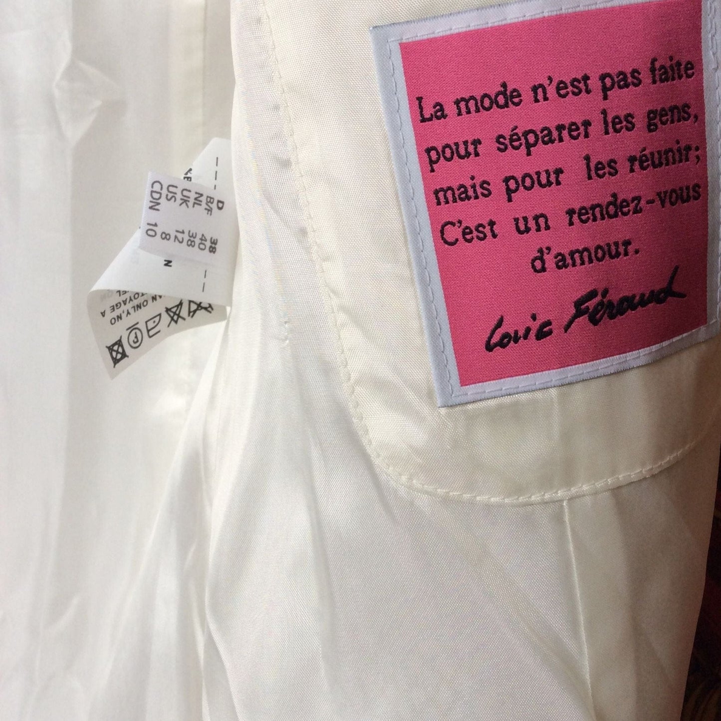 Louis Feraud Beige Blazer