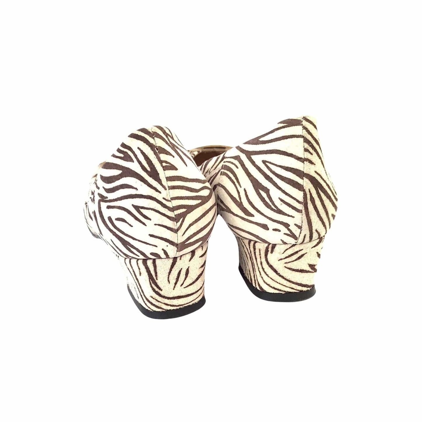 Magdesians Faux Zebra Heels