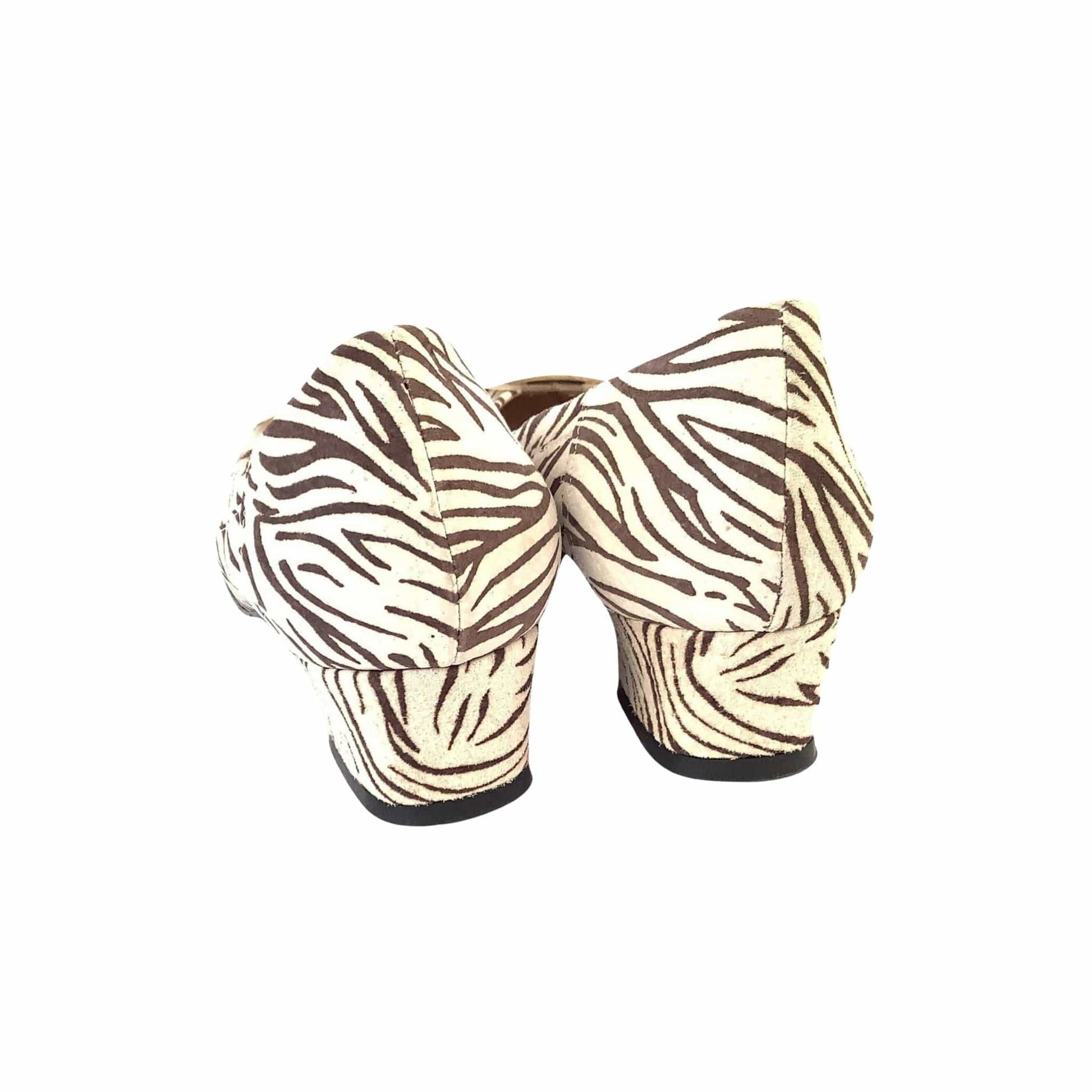 Magdesians Faux Zebra Heels