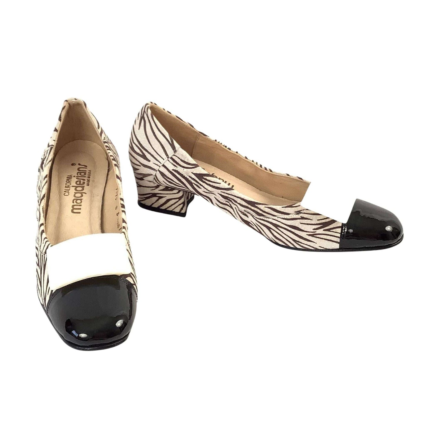 Magdesians Faux Zebra Heels