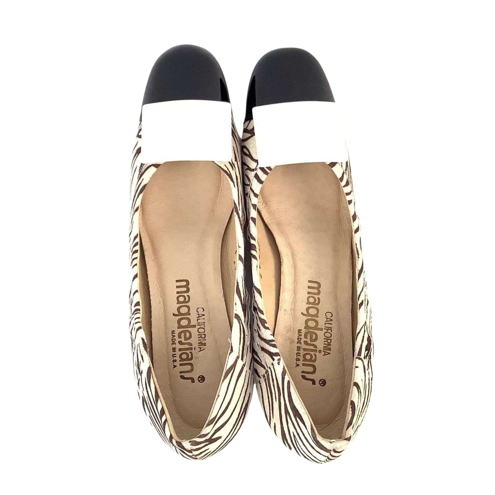 Magdesians Faux Zebra Heels