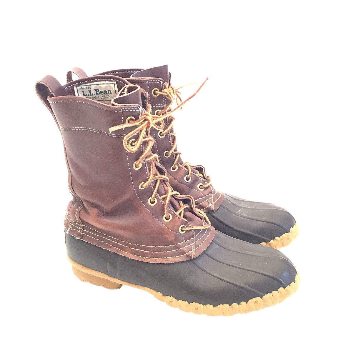 Brown Lace-Up Waterproof Rain Boots Ball Band men’s 7, women’s 9 vintage Raichle Womens Size 6 Boots Brown Mountaner Vintage Lace Up  main image 2