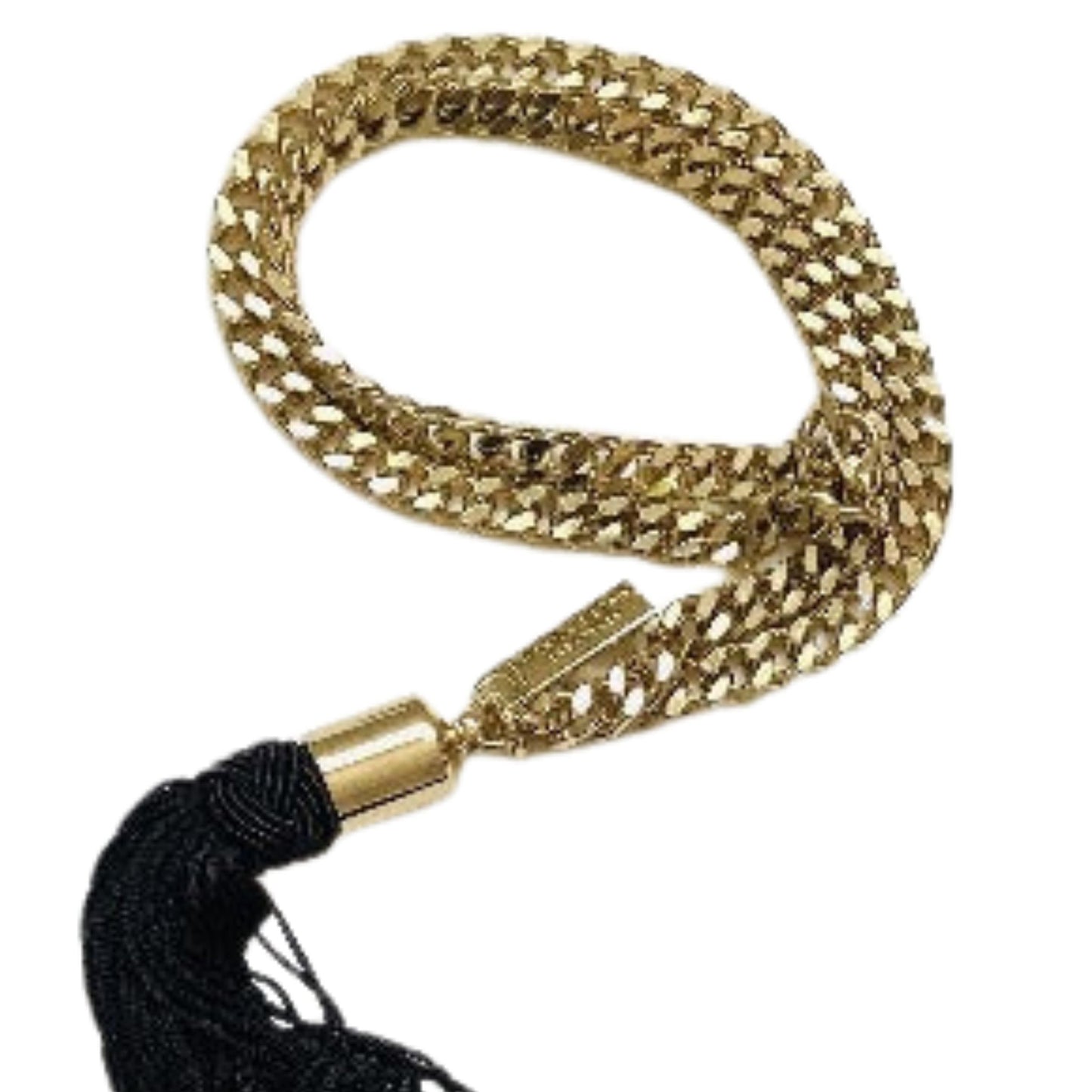 Marc Jacobs gold chain baroque necklace-close-up