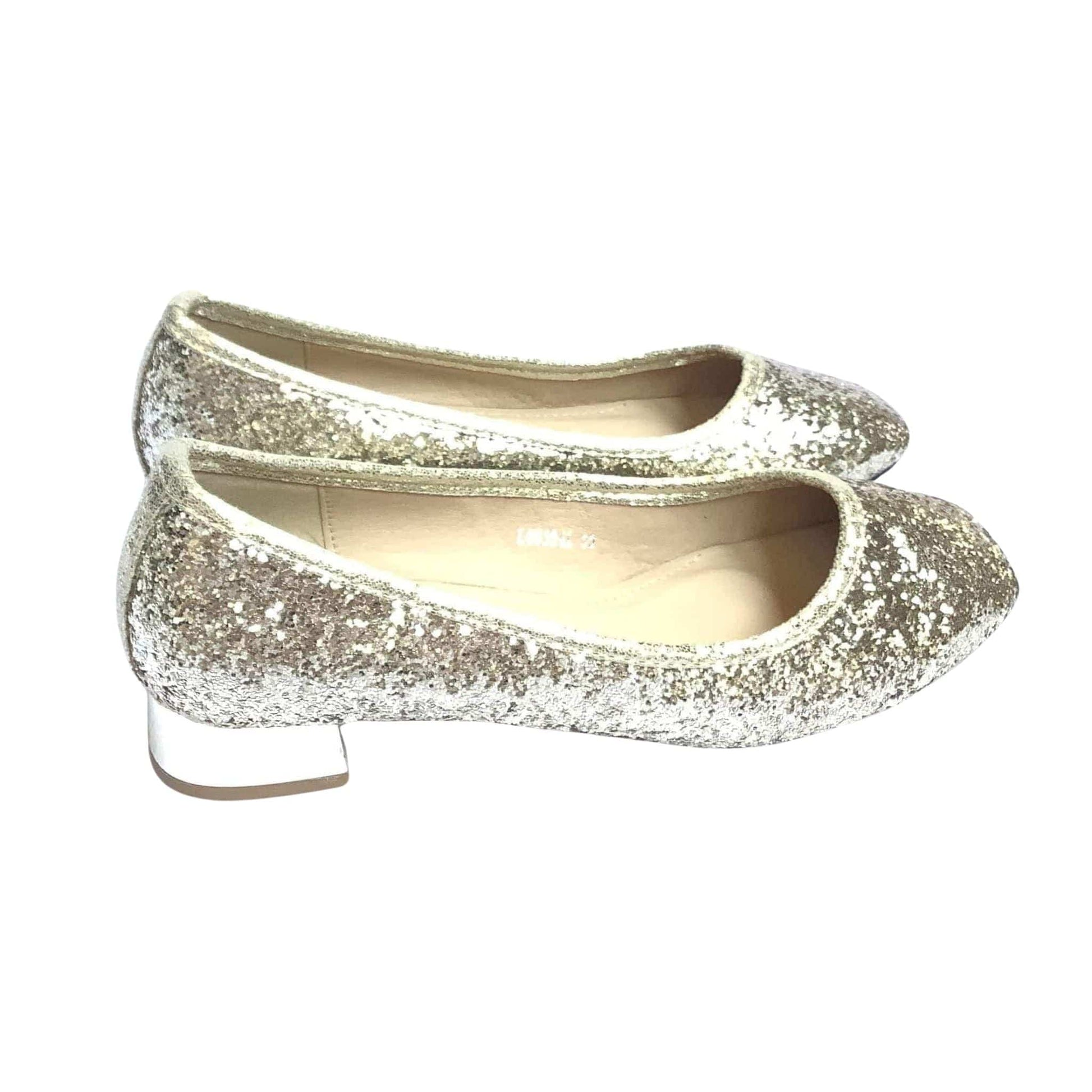 Gold Glitter Fancy Heels