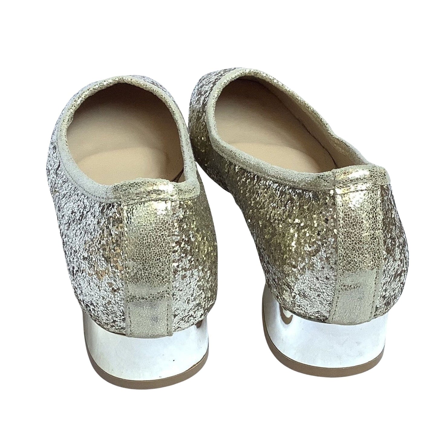 Gold Glitter Fancy Heels