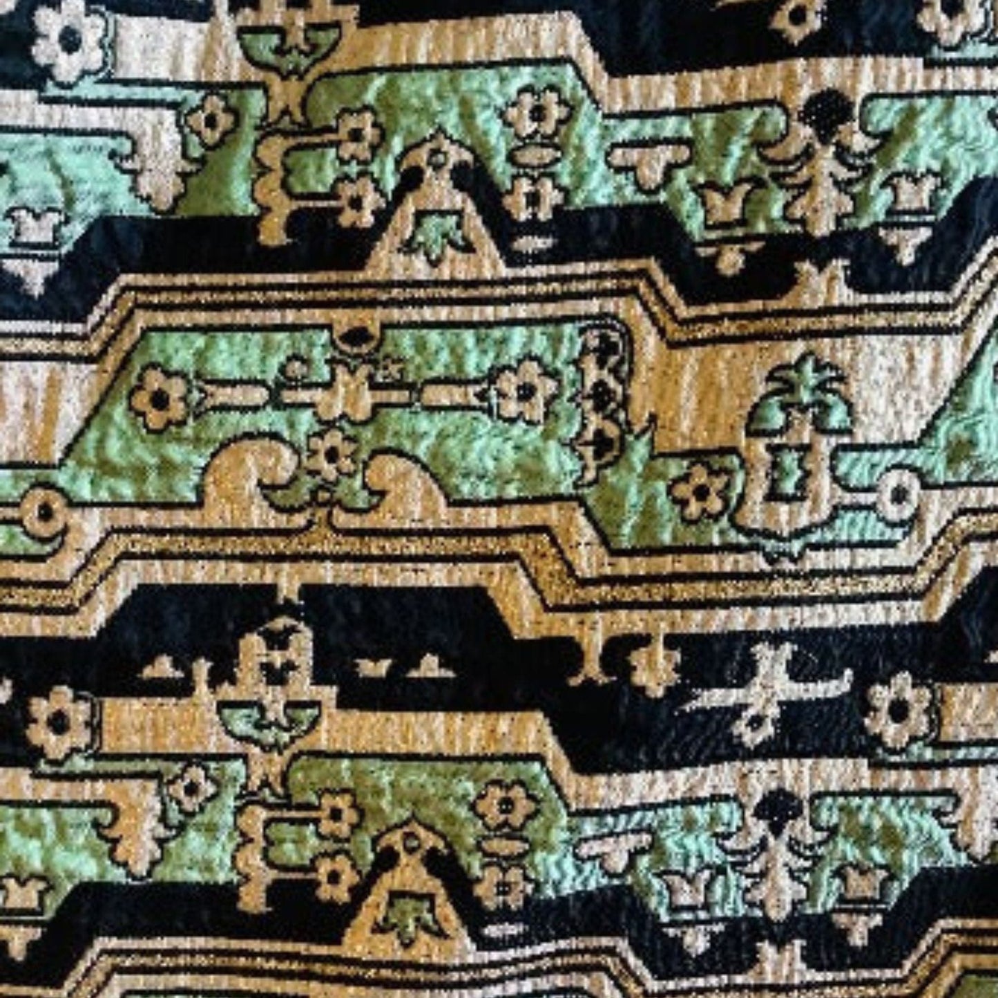 Maxi Skirt Silver Brocade