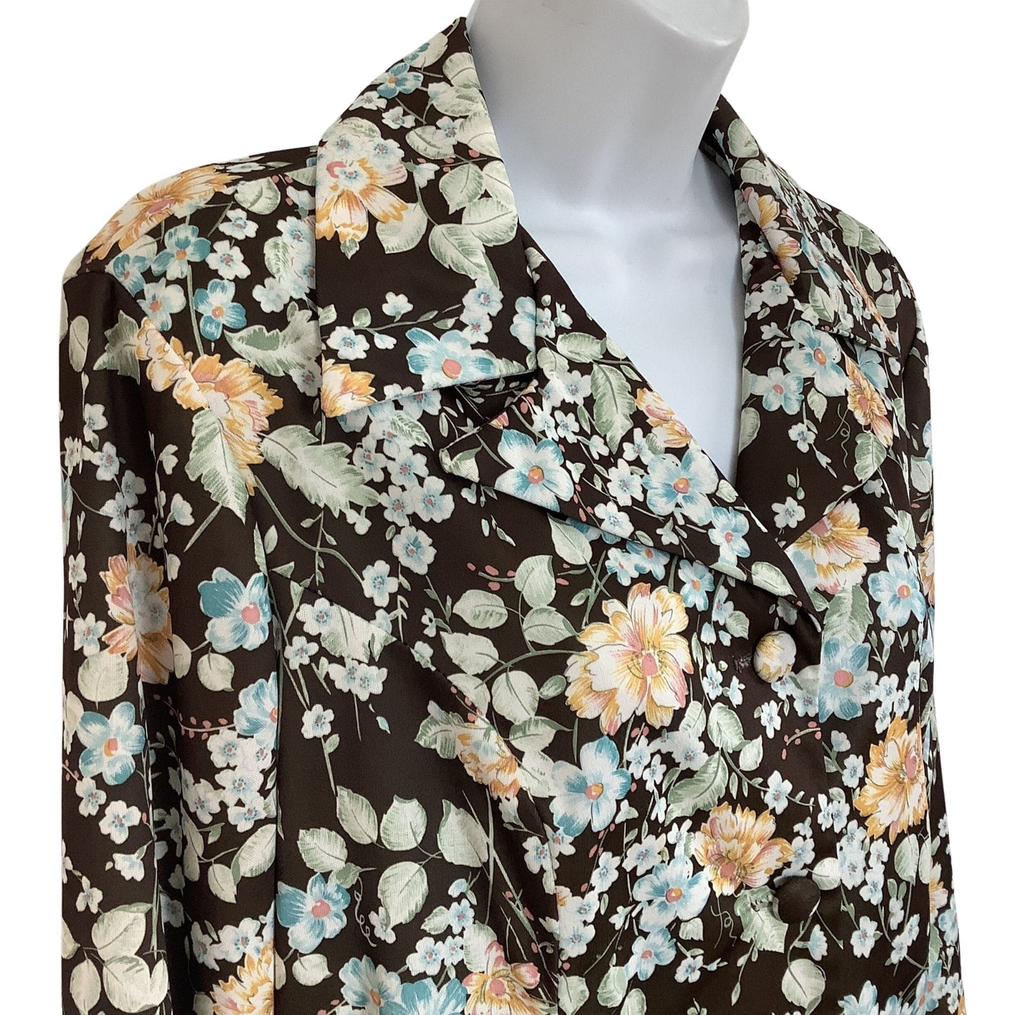 Vintage 1950s Maybelle Ranchwear Blouse - Western Floral