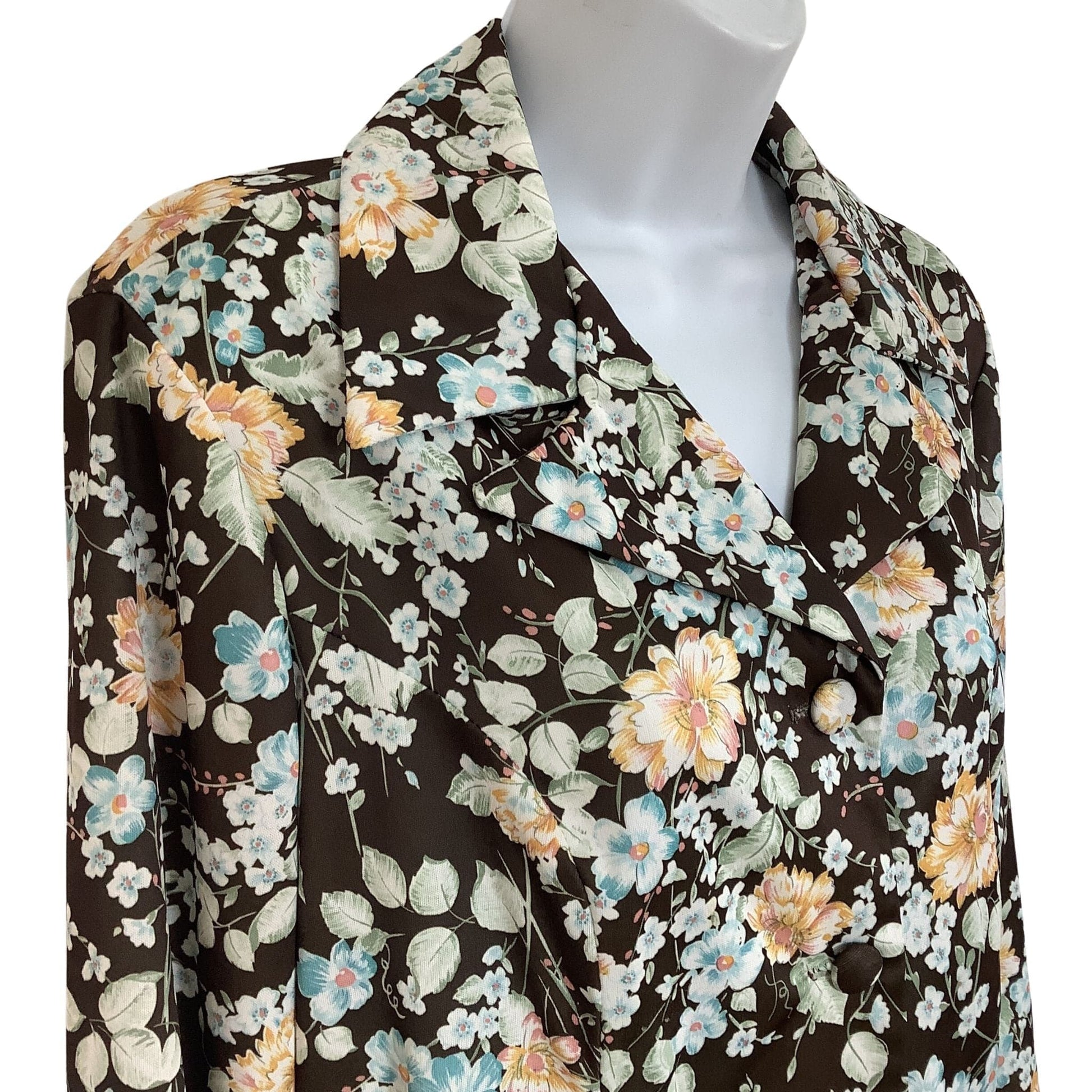 Vintage 1950s Maybelle Ranchwear Blouse - Western Floral