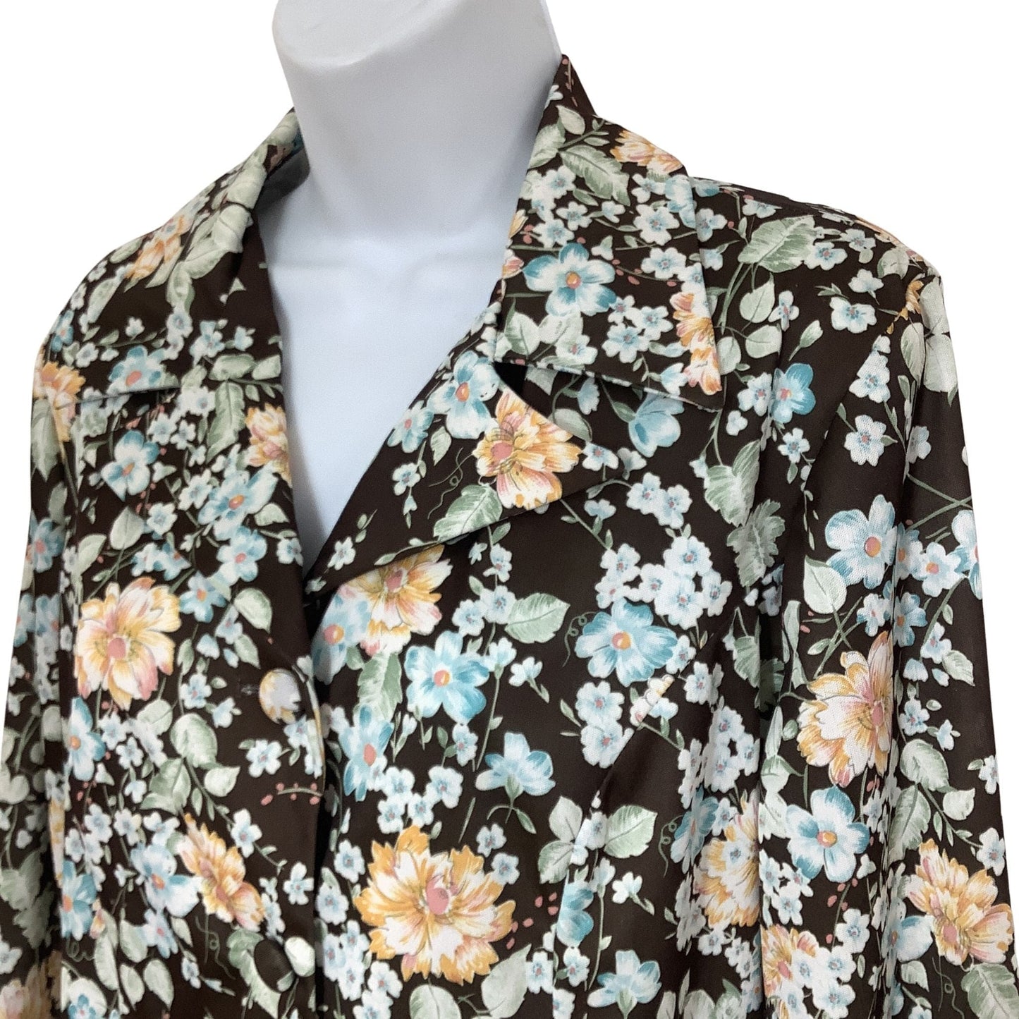 Vintage 1950s Maybelle Ranchwear Blouse - Western Floral
