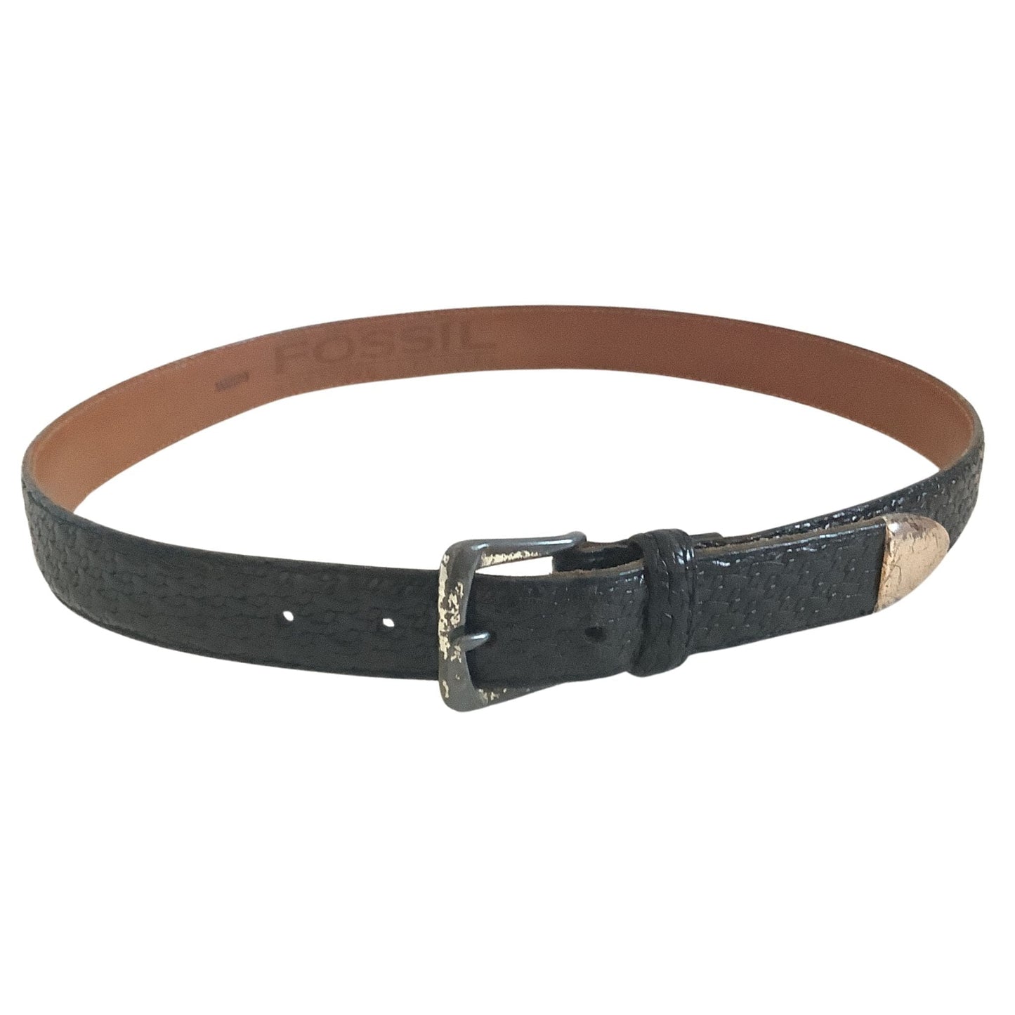 Men's Black Leather Belt