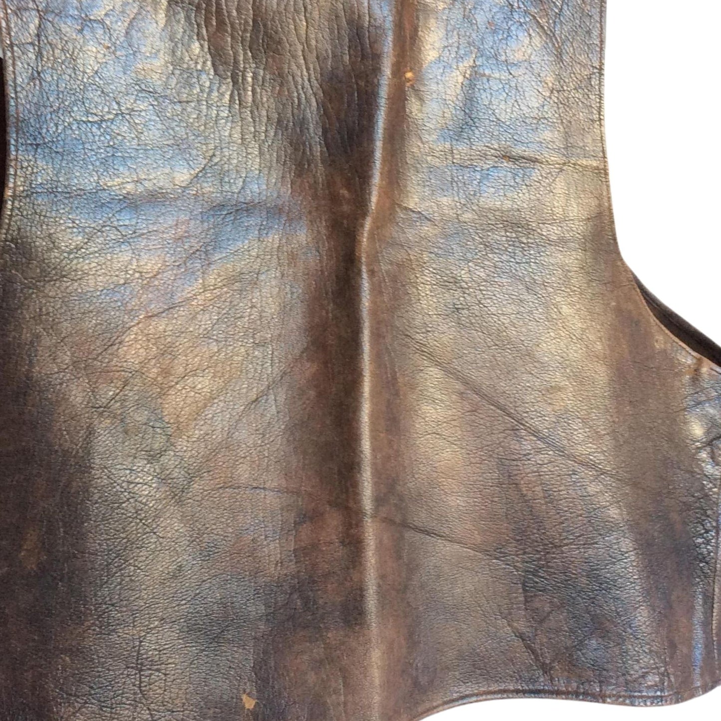Men's Leather Vest