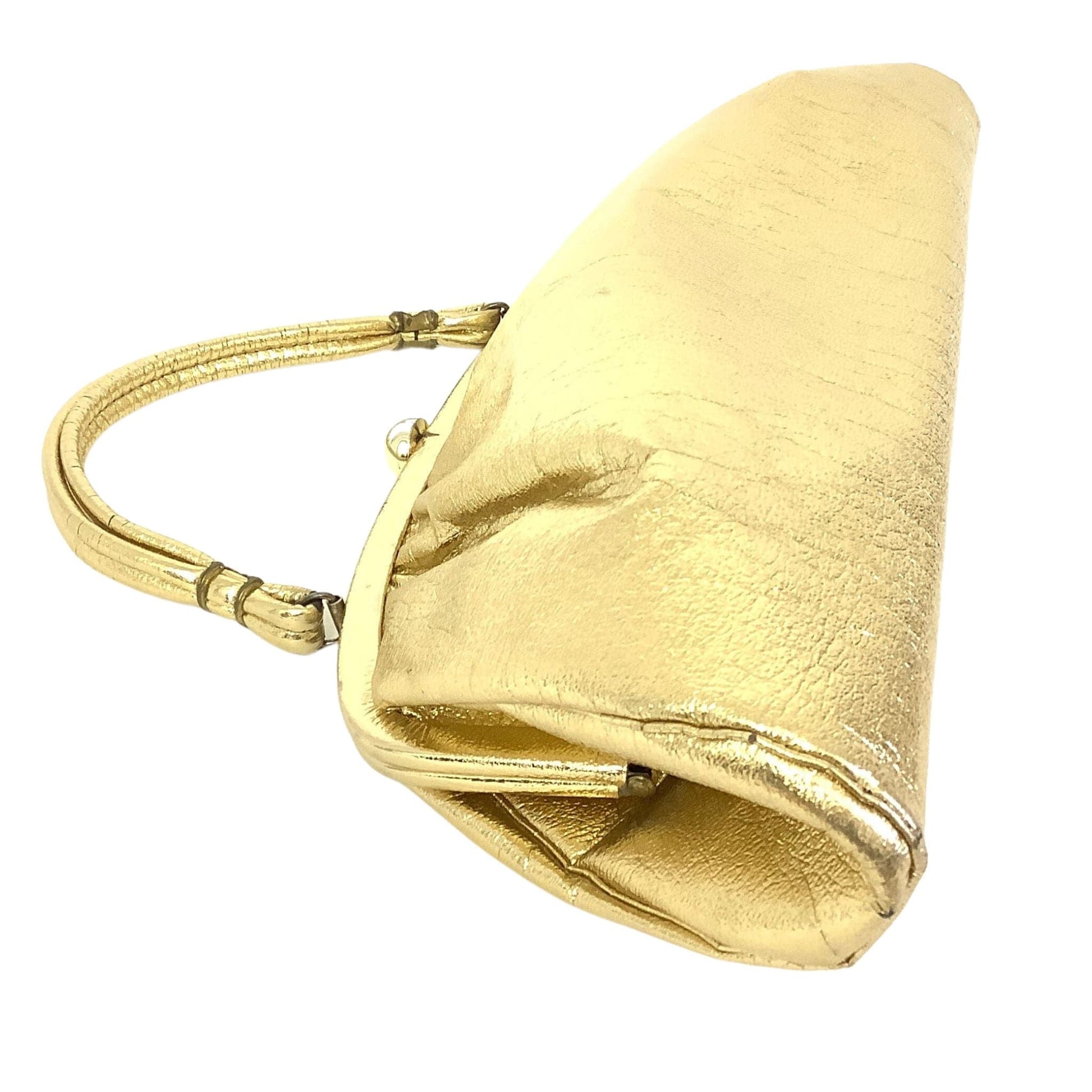 Metallic Gold 1950s Purse