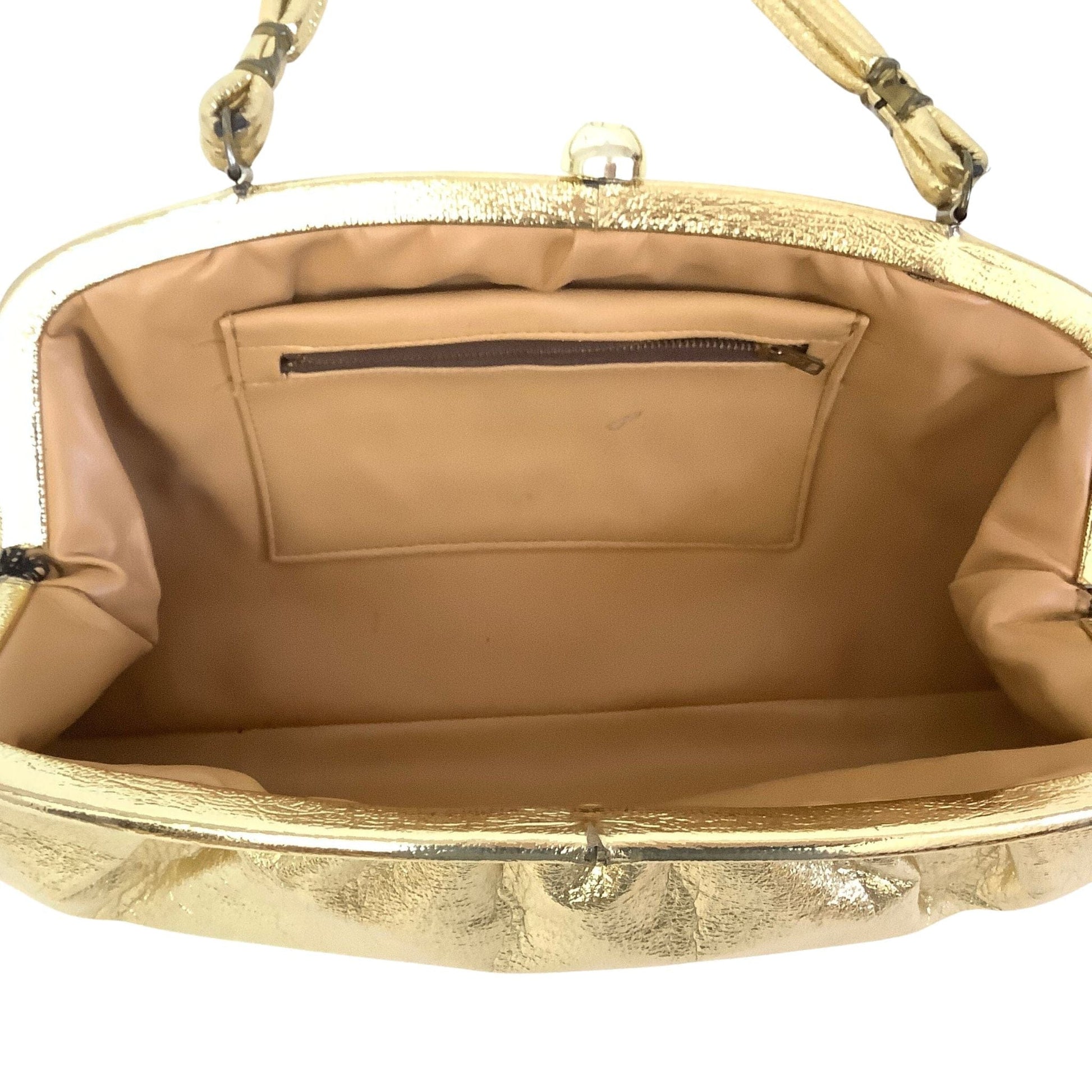 Metallic Gold 1950s Purse