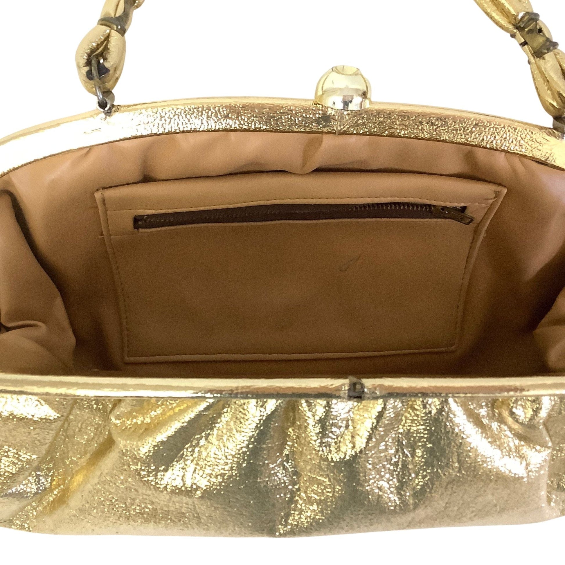Metallic Gold 1950s Purse