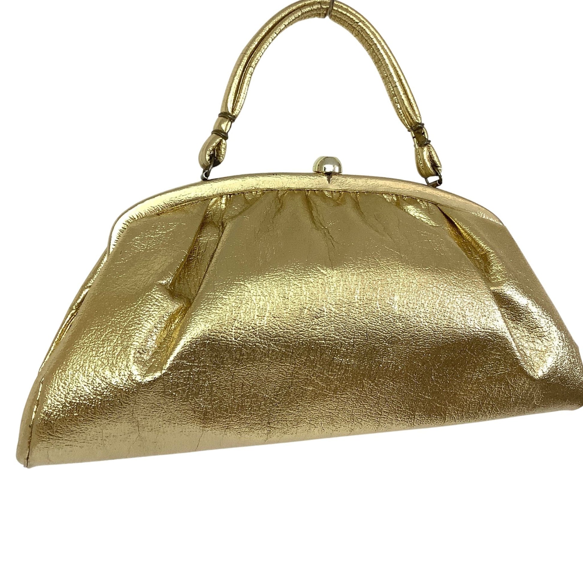 Metallic Gold 1950s Purse