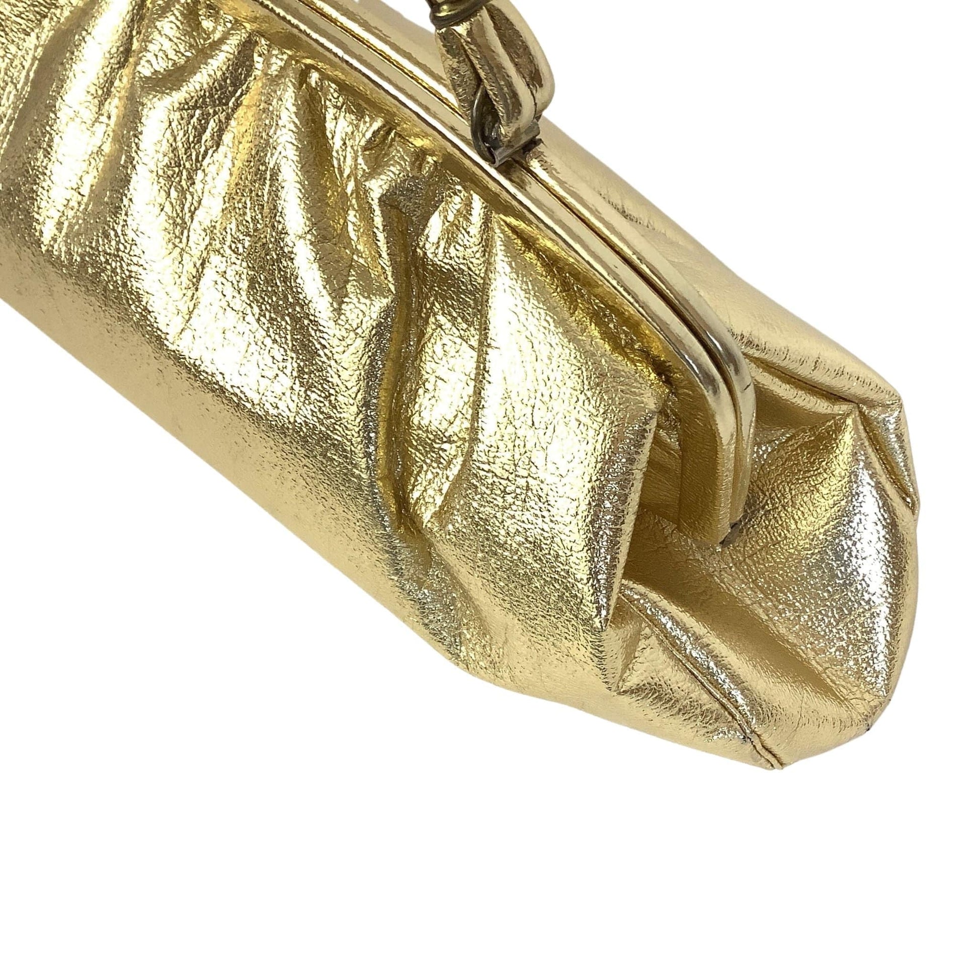 Metallic Gold 1950s Purse