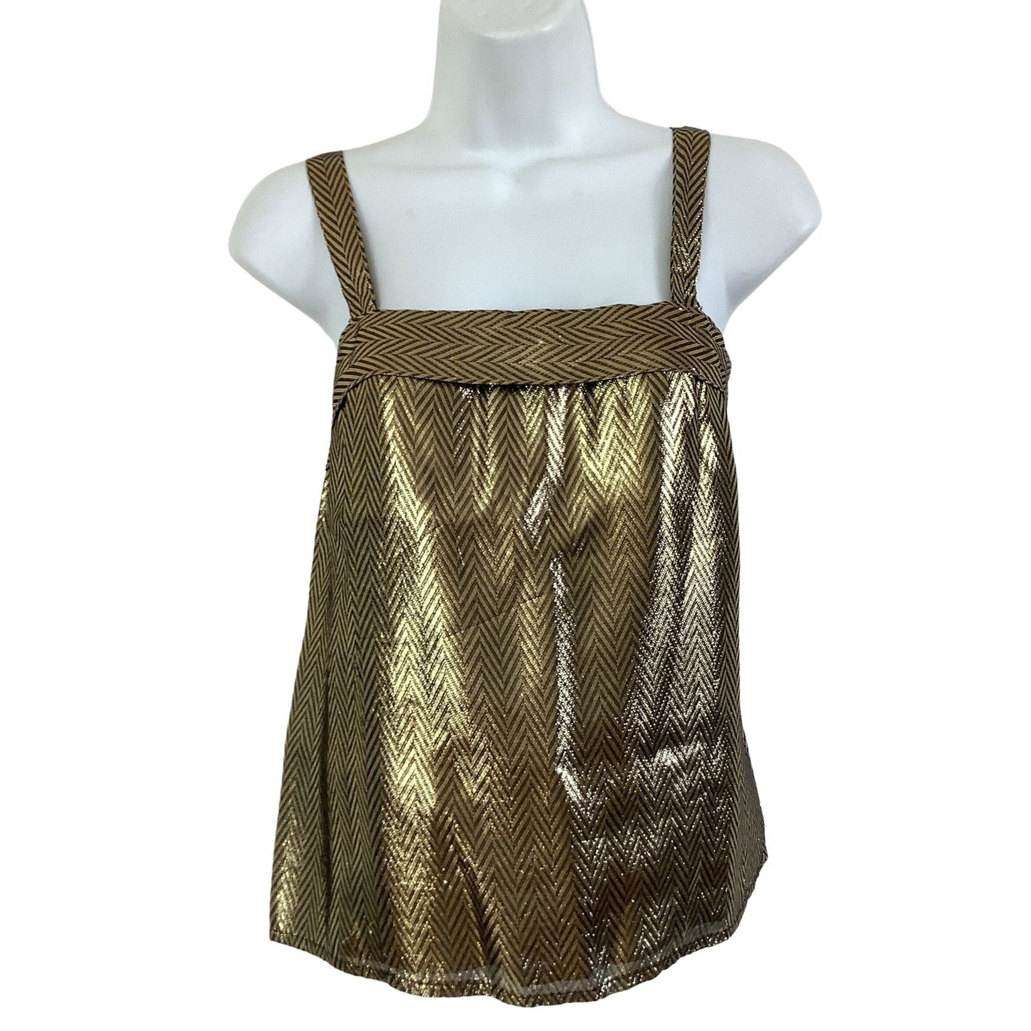 Vintage Kasper Nights Camisole - 1980s Metallic Gold Cami