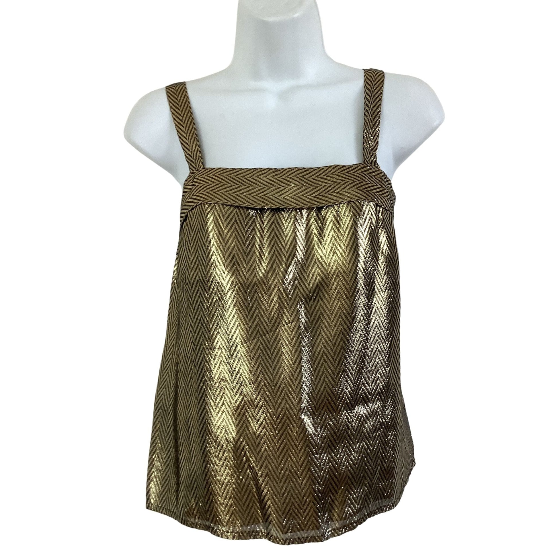 Vintage Kasper Nights Camisole - 1980s Metallic Gold Cami