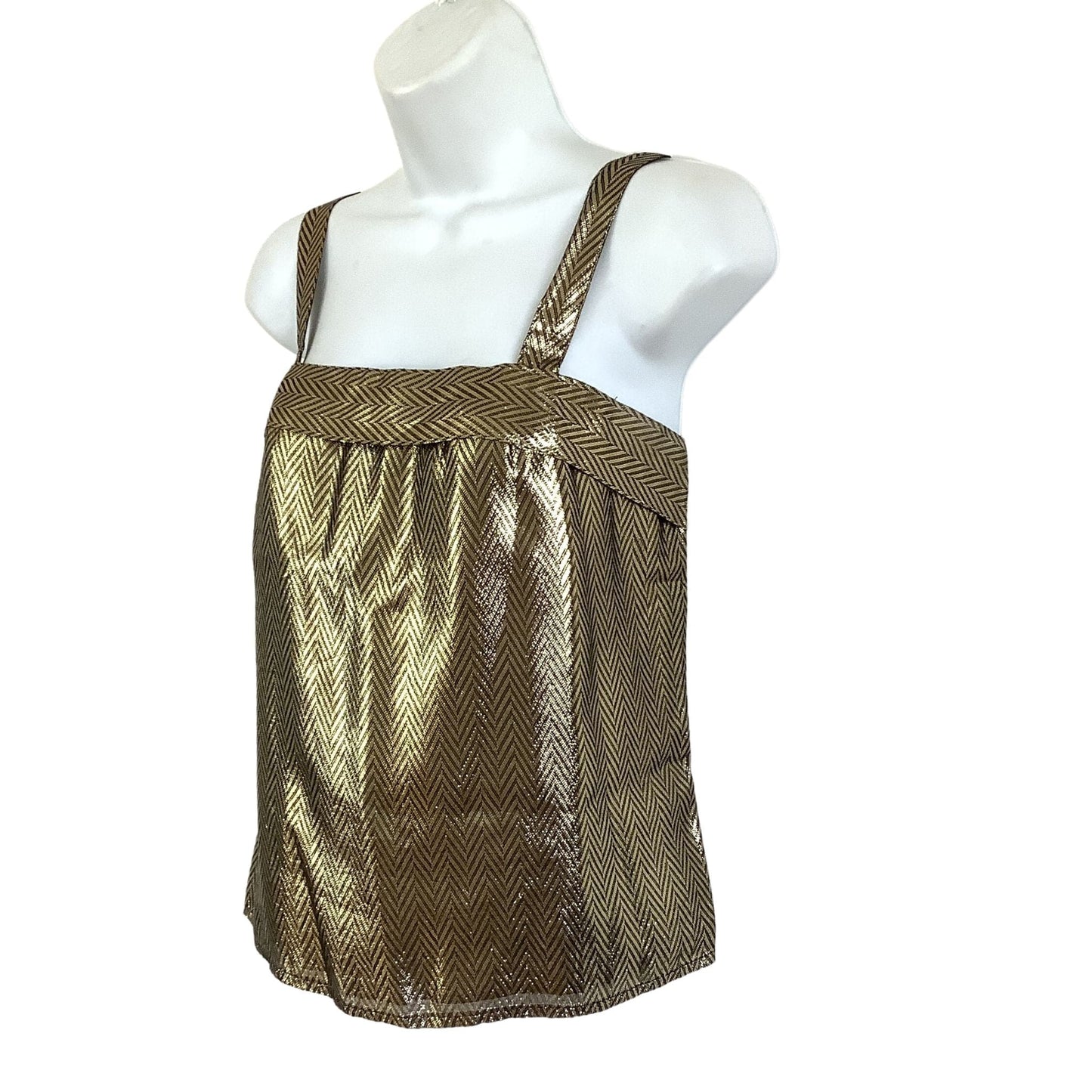Vintage Kasper Nights Camisole - 1980s Metallic Gold Cami
