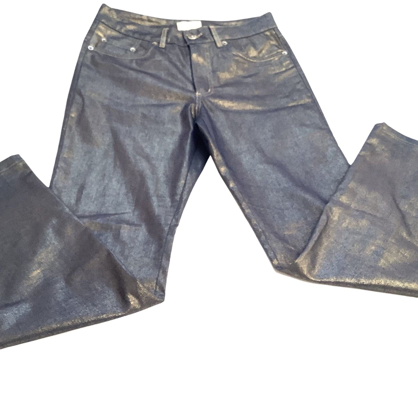 Cache Metallic Gold Jeans