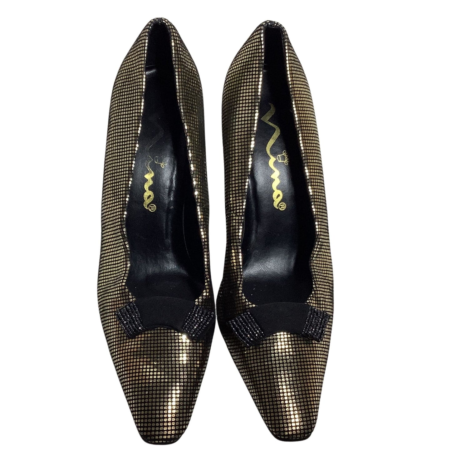 Metallic Gold Y2K Heels