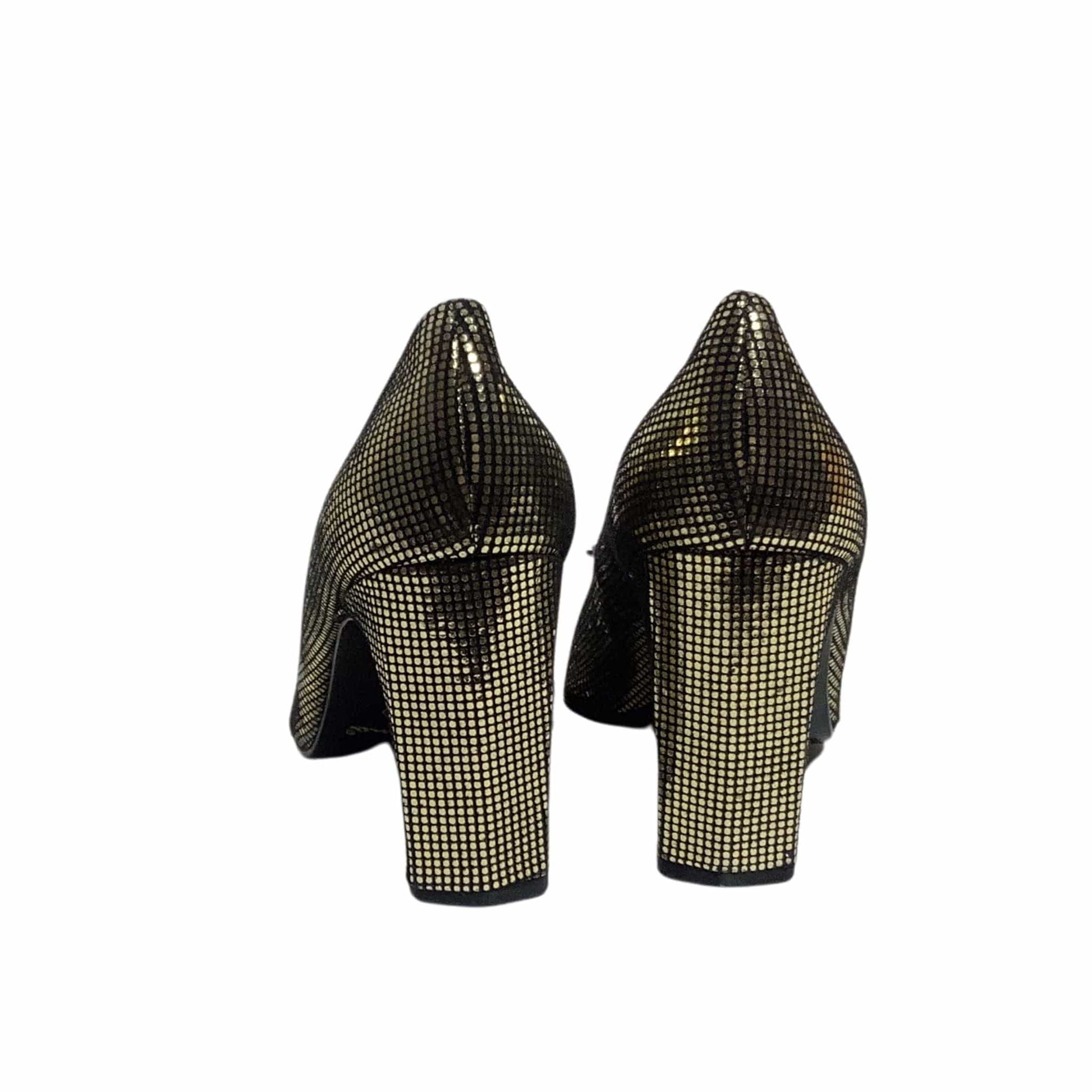 Metallic Gold Y2K Heels