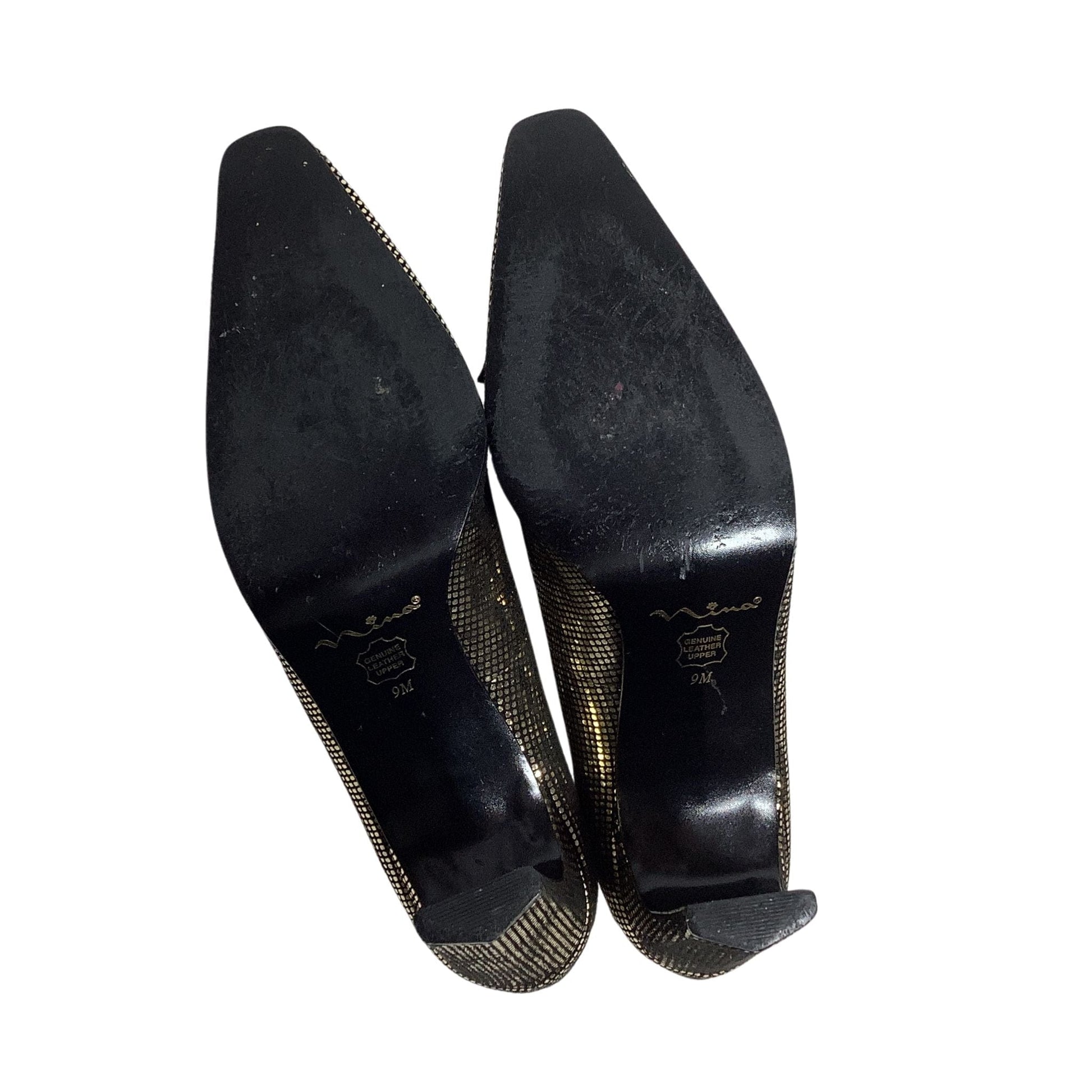 Metallic Gold Y2K Heels