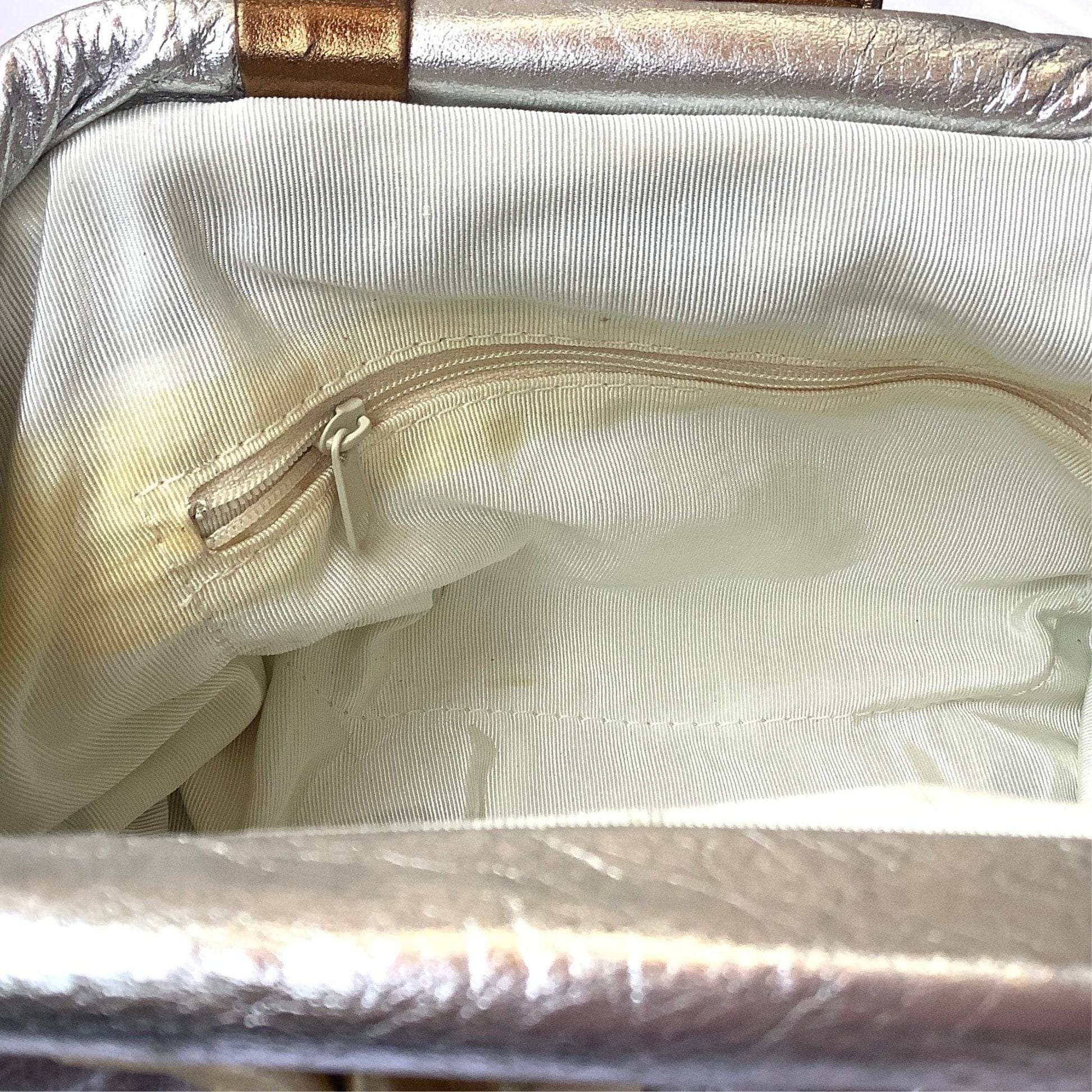 Metallic Patchwork Bag