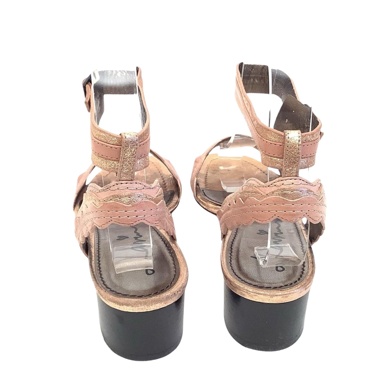 Metallic Pink Sandals 7.5 / Pink / Y2K - Now
