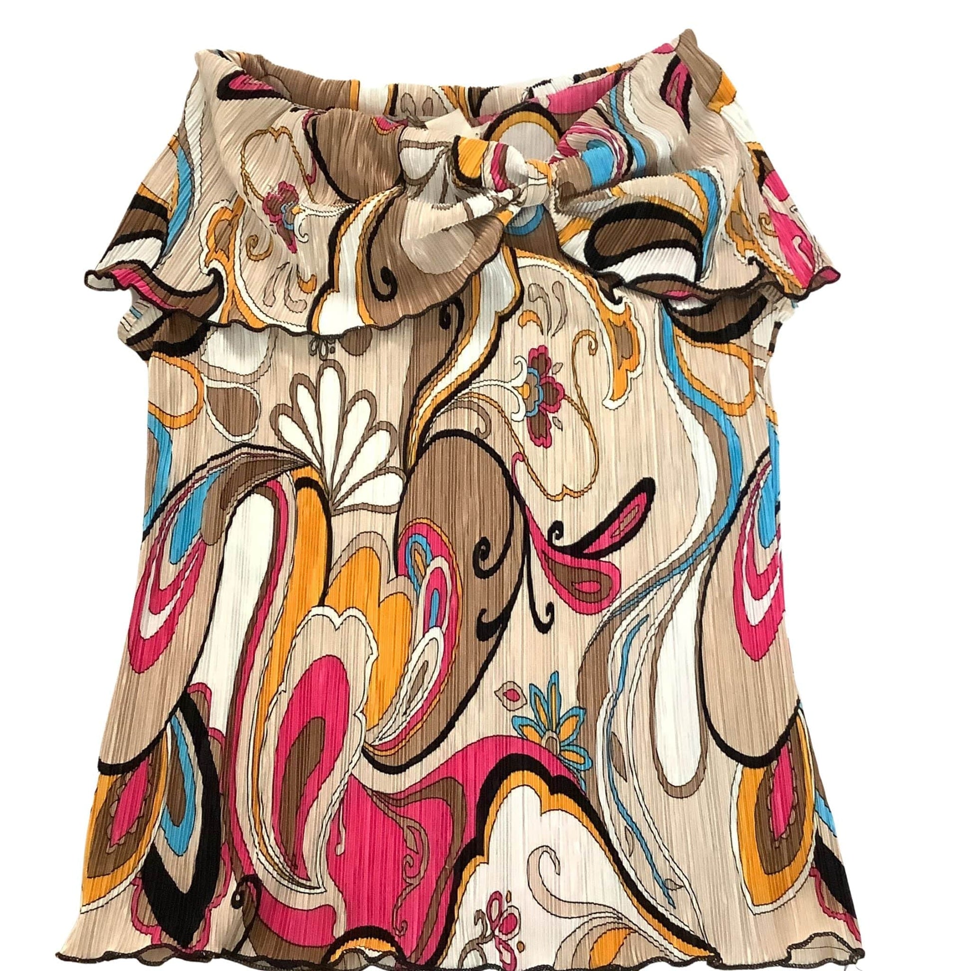 Creative Designs Works Micro Pleated Top - Vintage 1980s