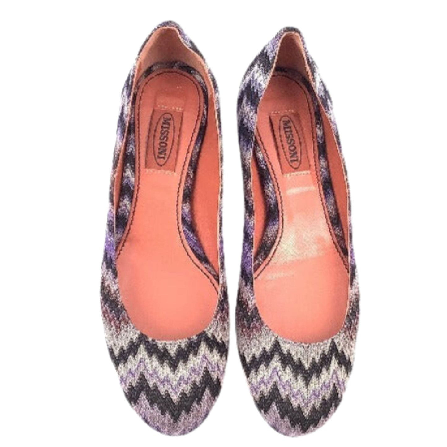 Missoni Purple Flat Shoes