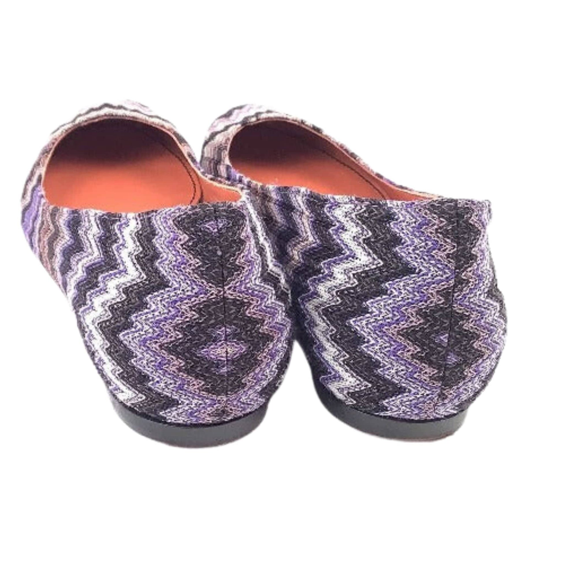 Missoni Purple Flat Shoes
